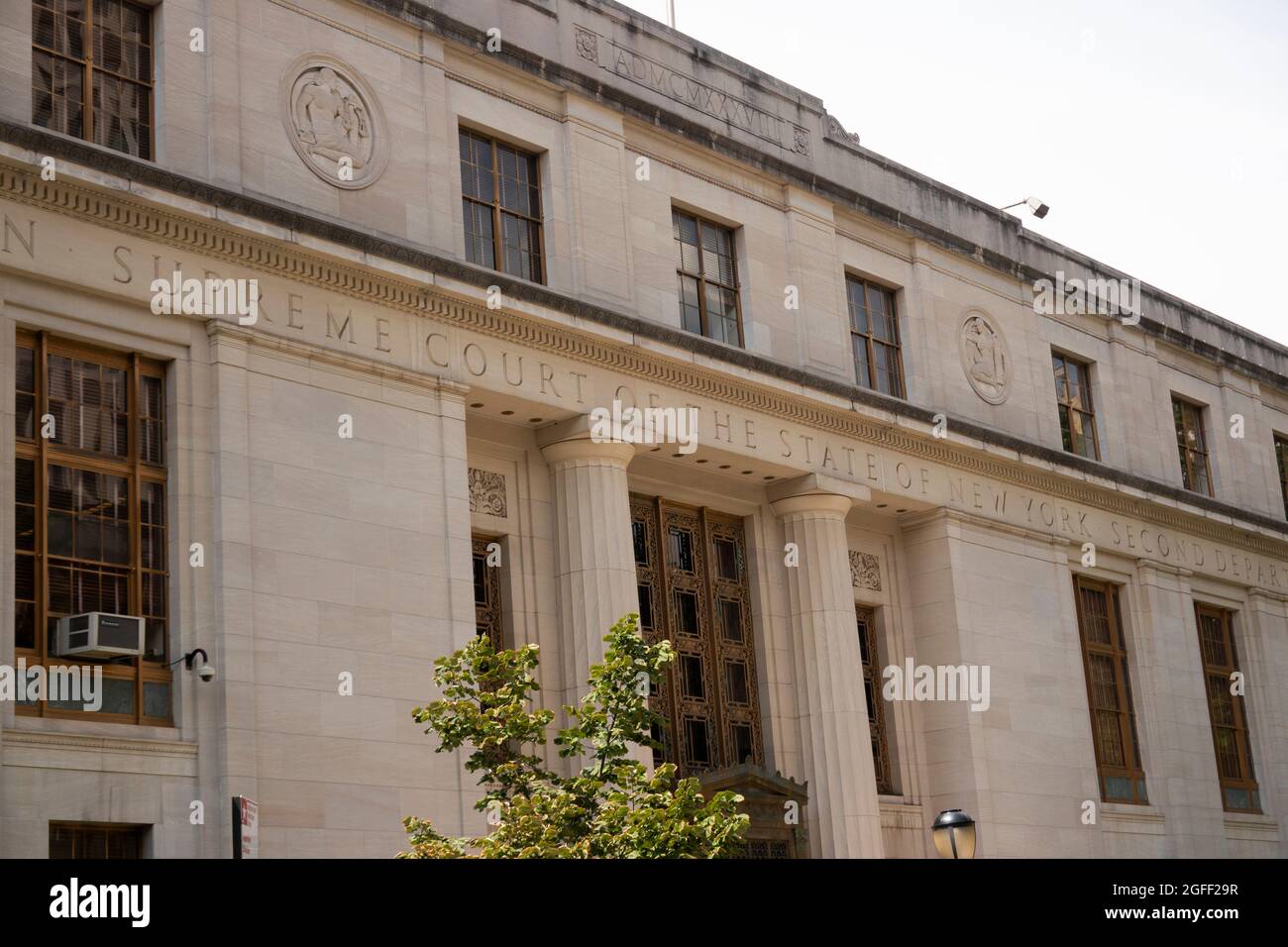 Tribunal Supremo del centro de Nueva York, Brooklyn, Nueva York Foto de stock