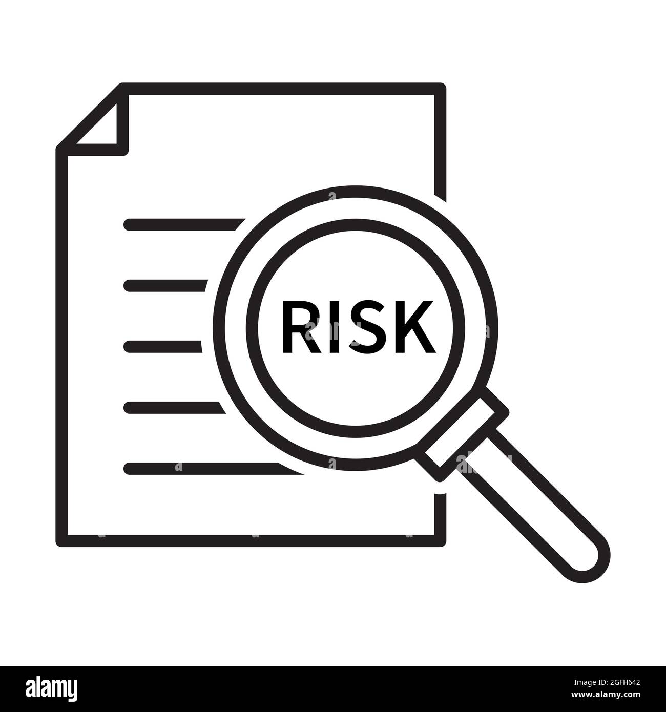 Risk assessment icon fotografías e imágenes de alta resolución - Alamy