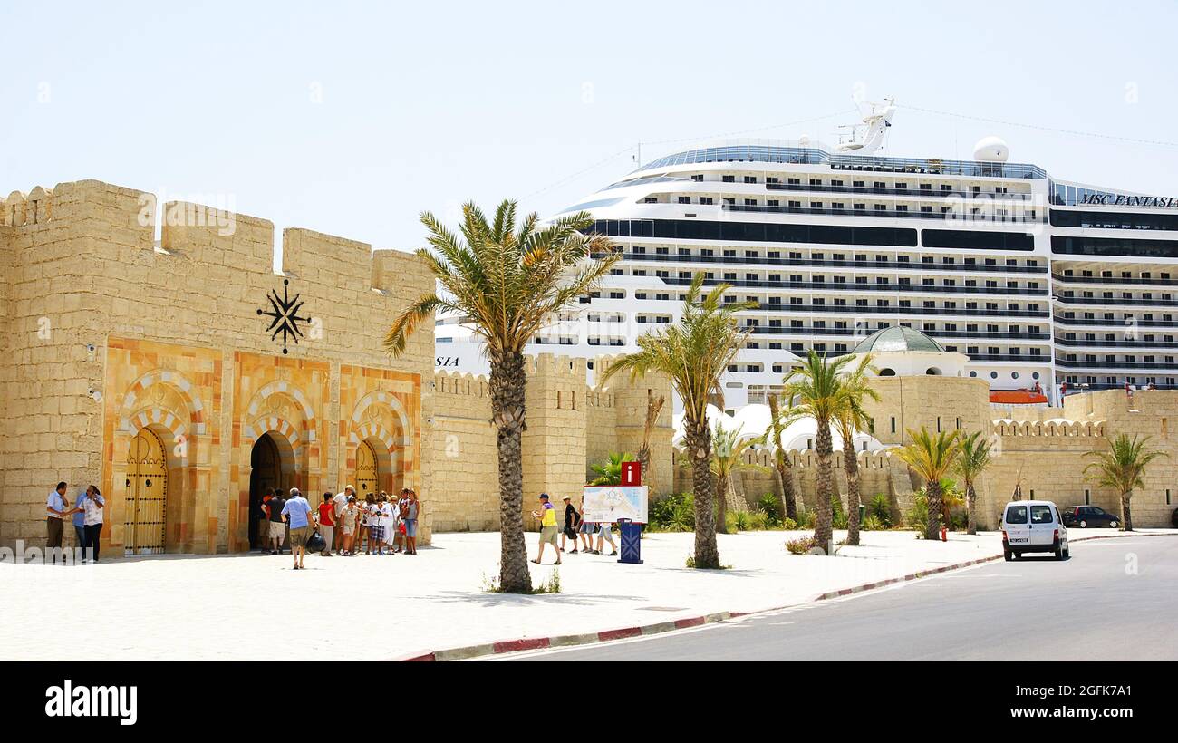 Puerto de La Goulette en Túnez, África del Norte Fotografía de stock - Alamy
