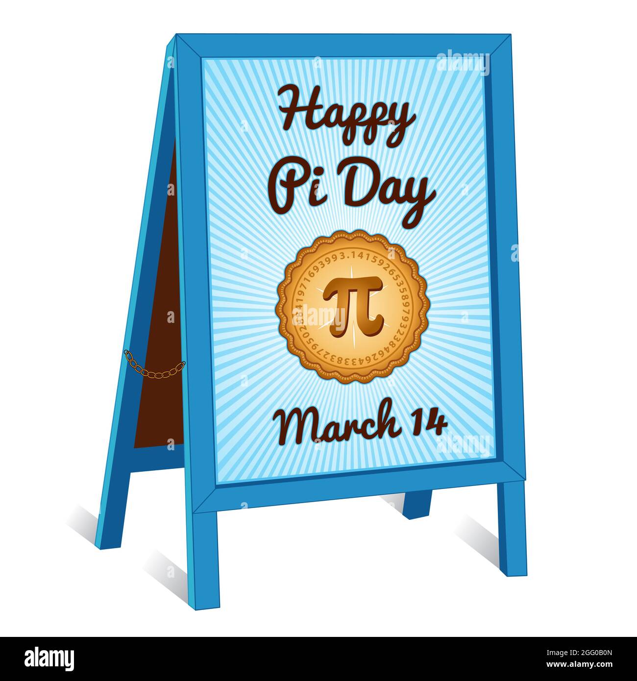 Cartel del Día del PI, 14 de marzo, celebra la constante matemática, 3