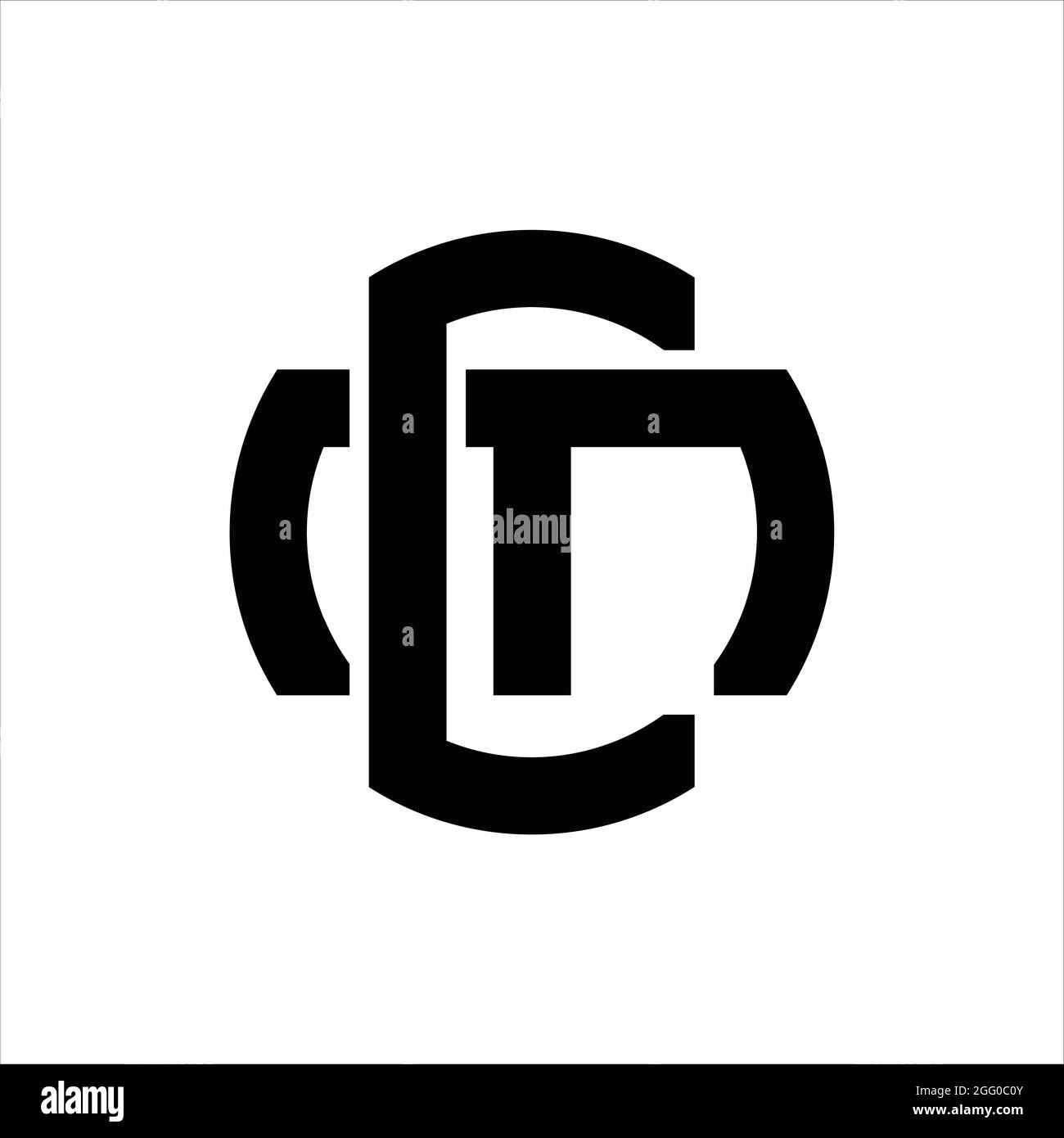 Cm Monograma Logotipo Con Plantilla De Diseño Vintage De Estilo
