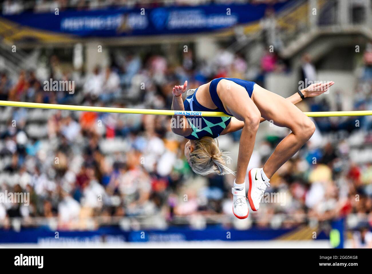 Yuliya (Yulia) Levchenko (salto alto de las mujeres) de Ucrania compite