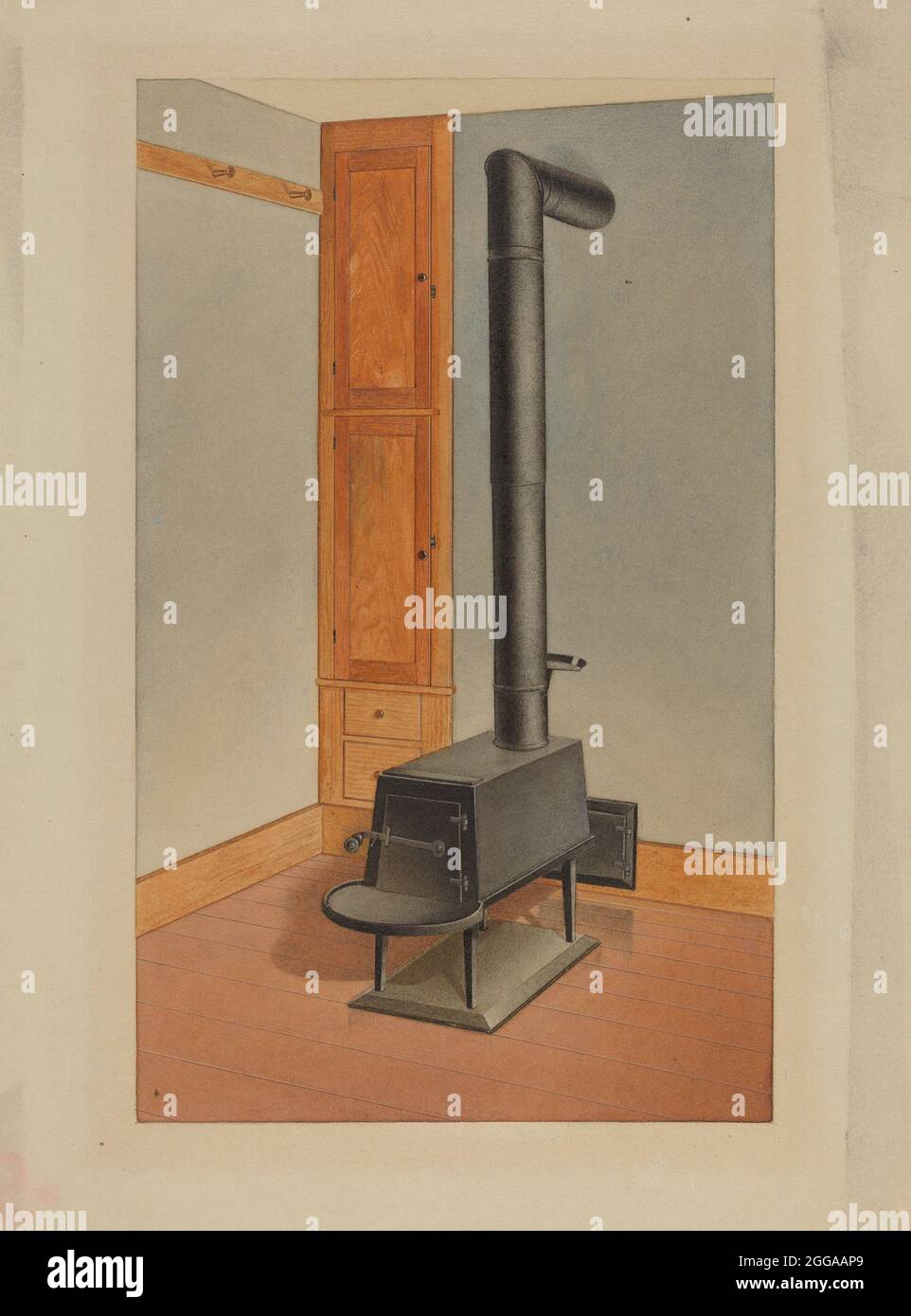 Estufa de agitador/armario empotrado, c. 1938 Fotografía de stock - Alamy