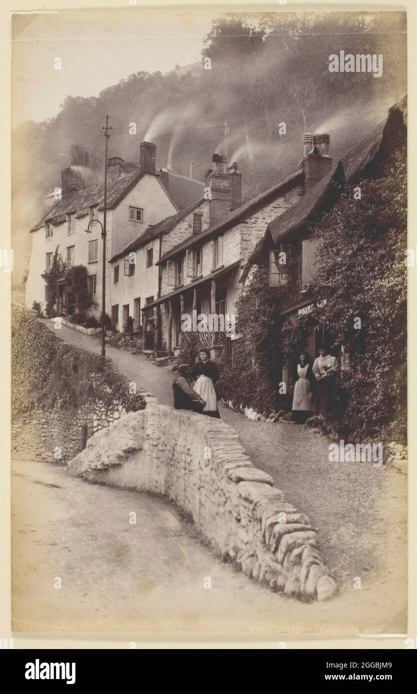 Lynmouth, Mars Hill, 1860/94. Estampado de albumen. Foto de stock