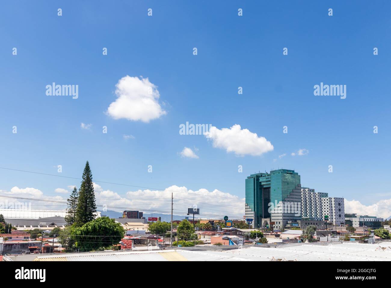 paisaje urbano de la ciudad de guatemala Foto de stock