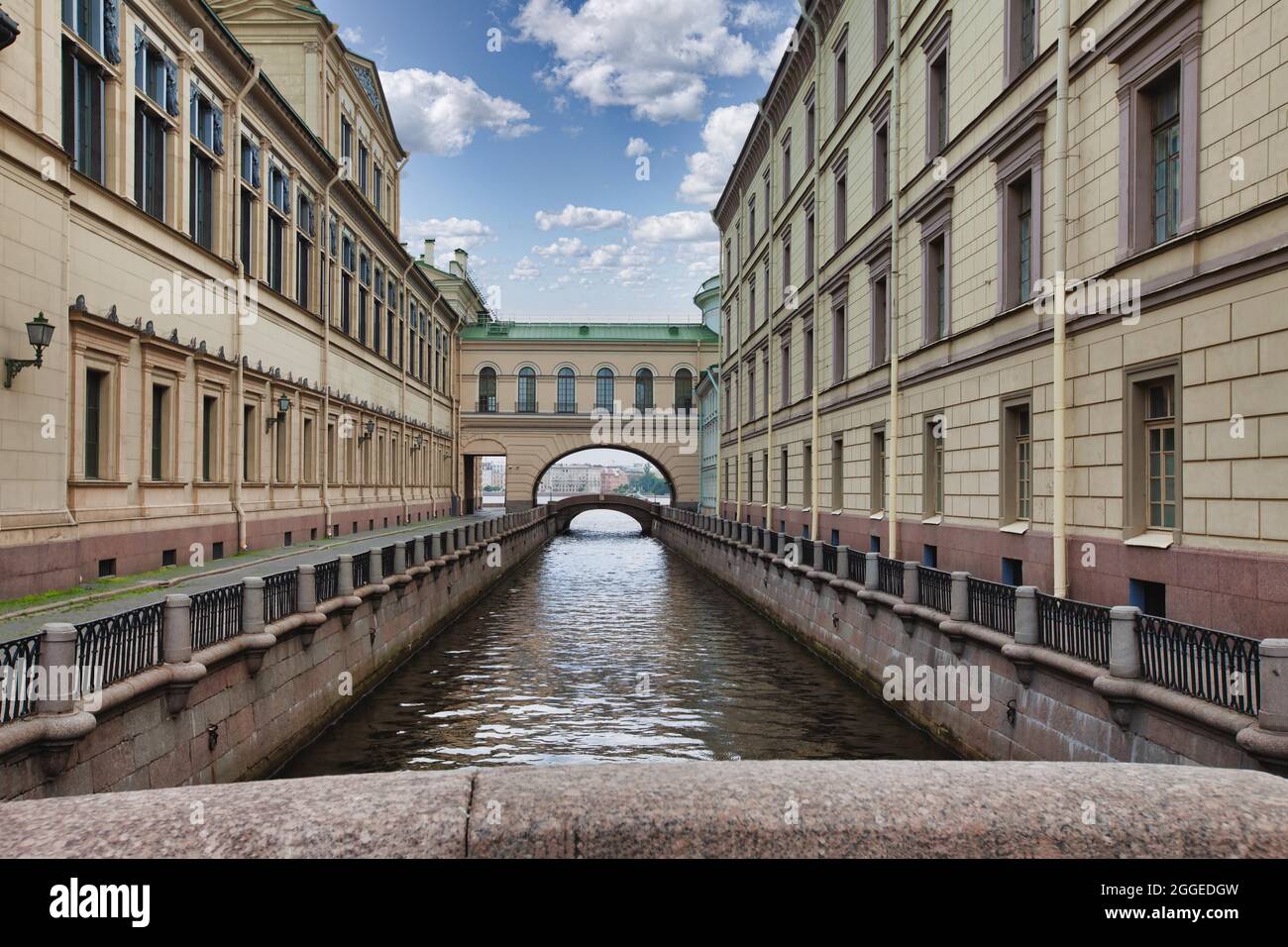 Canales, San Petersburgo, Rusia Foto de stock