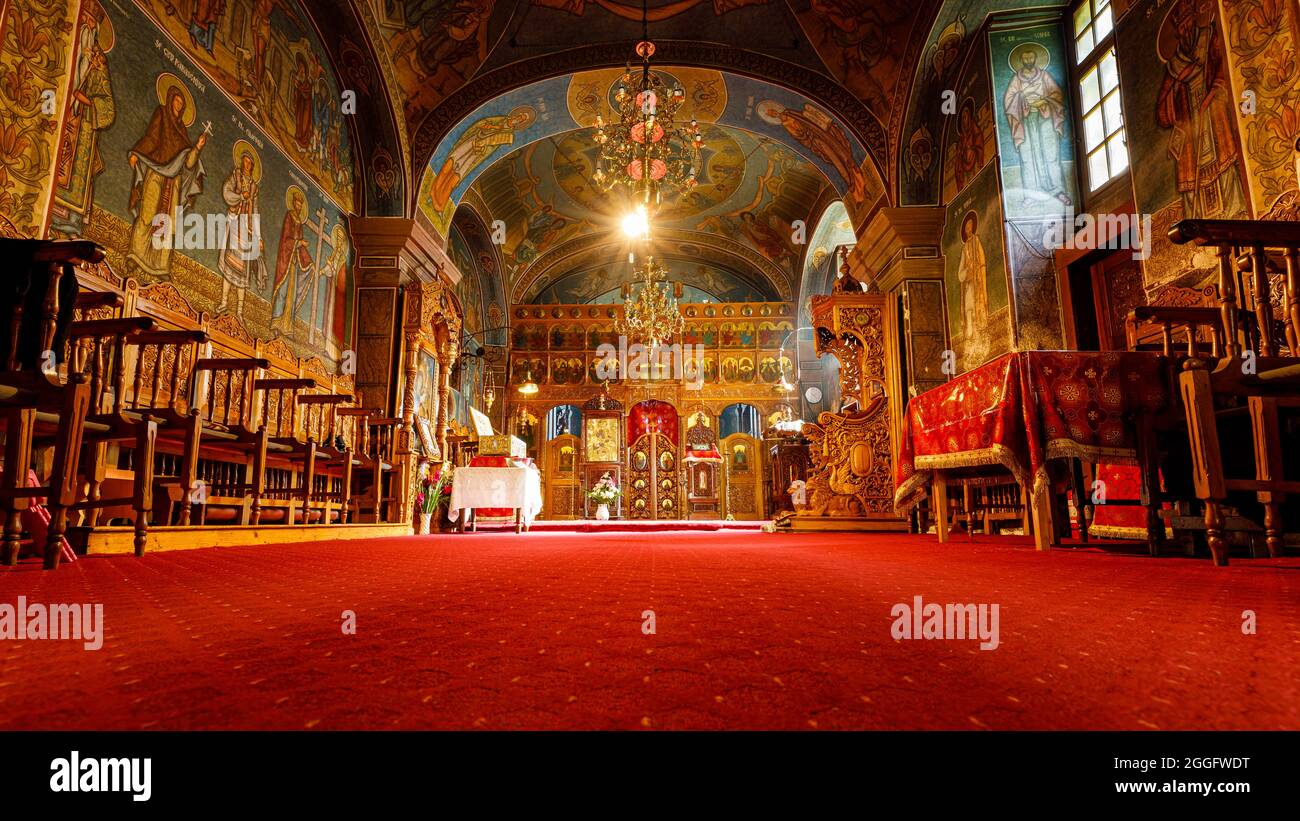 El monasterio de Gai en Arad en Rumania Foto de stock