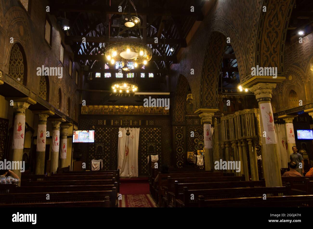 Iglesia de San Sergius y Bacchus, Iglesia Cristiana Copta, El Cairo, Egipto Fotografía de stock - Alamy Iglesia de San Sergius y Bacchus, Iglesia Cristiana Copta, El Cairo, Egipto Fotografía de stock - Alamy