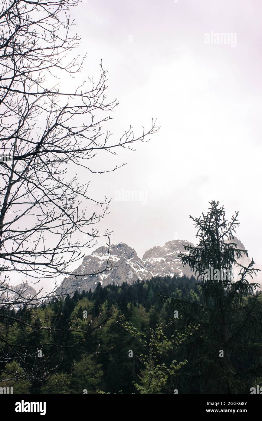 Europa, Alemania, Baviera, Alta Baviera, vista de Karwendel Foto de stock
