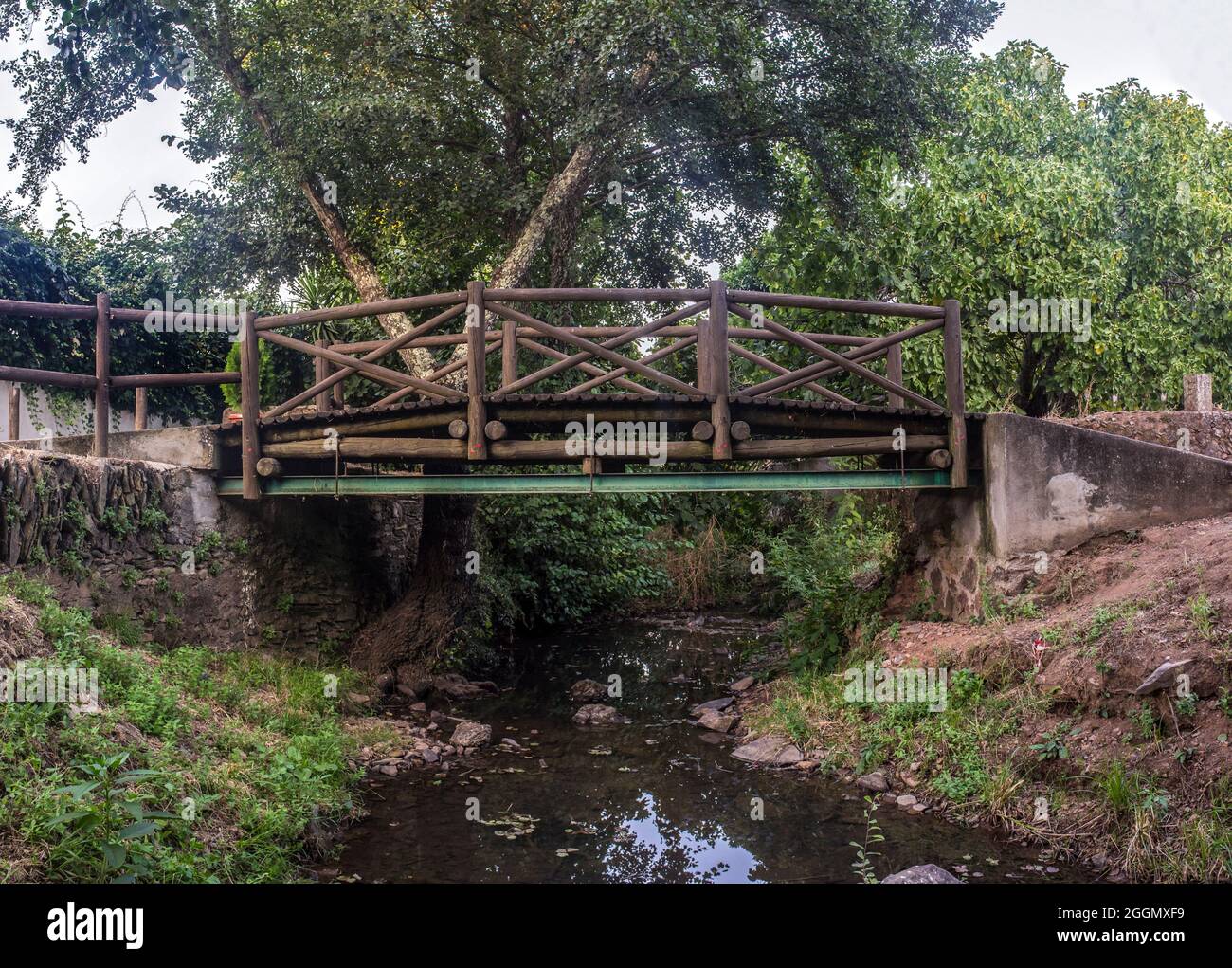 El puente internacional más corto del mundo de El Marco. Barrio de La El puente internacional más corto del mundo de El Marco. Barrio de La