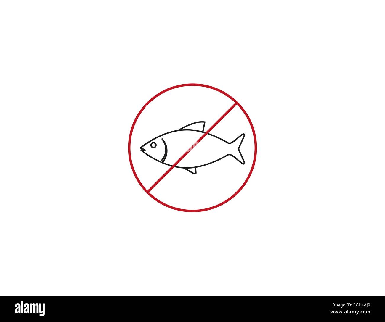 Pesca prohibida Imágenes vectoriales de stock - Alamy