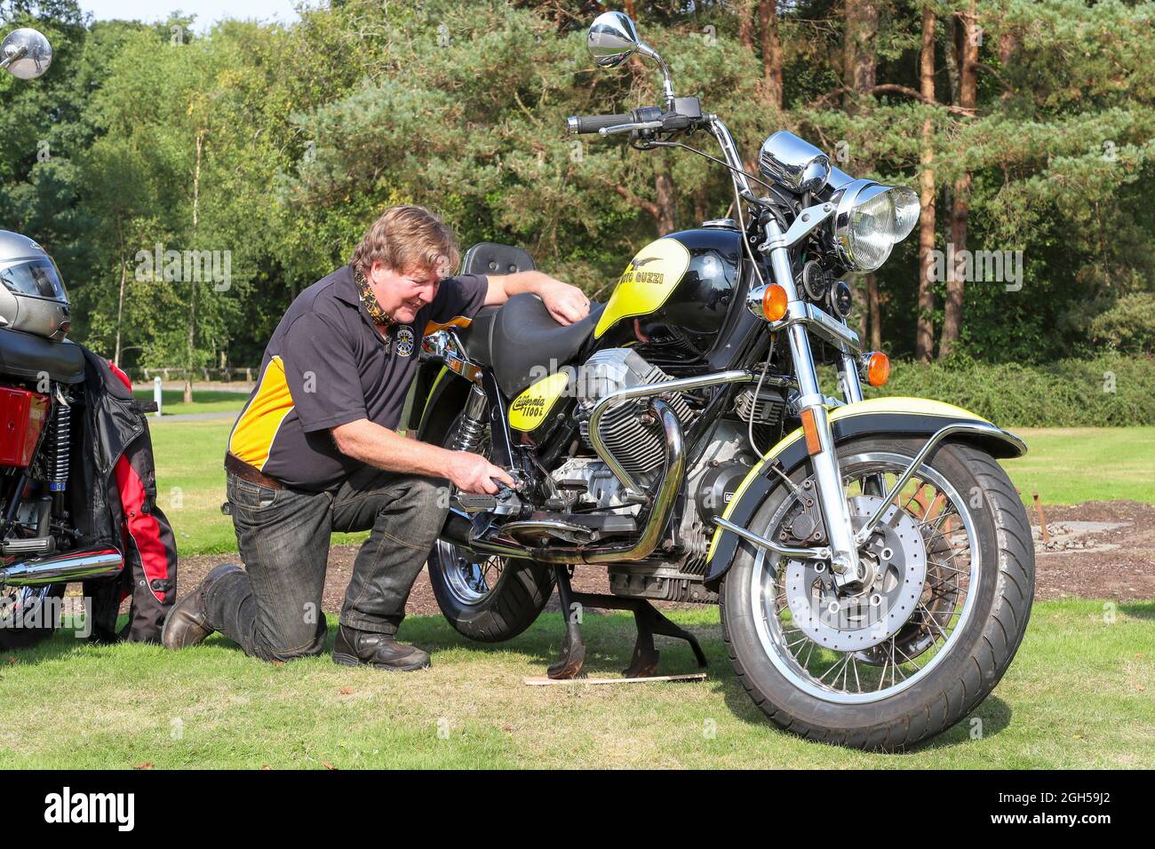 Ayr, Reino Unido. 05th de Sep de 2021. Los miembros del Ayr Vintage  Motorcycle Club realizaron una exposición de algunas de las motos  restauradas y propiedad de los miembros del club. El