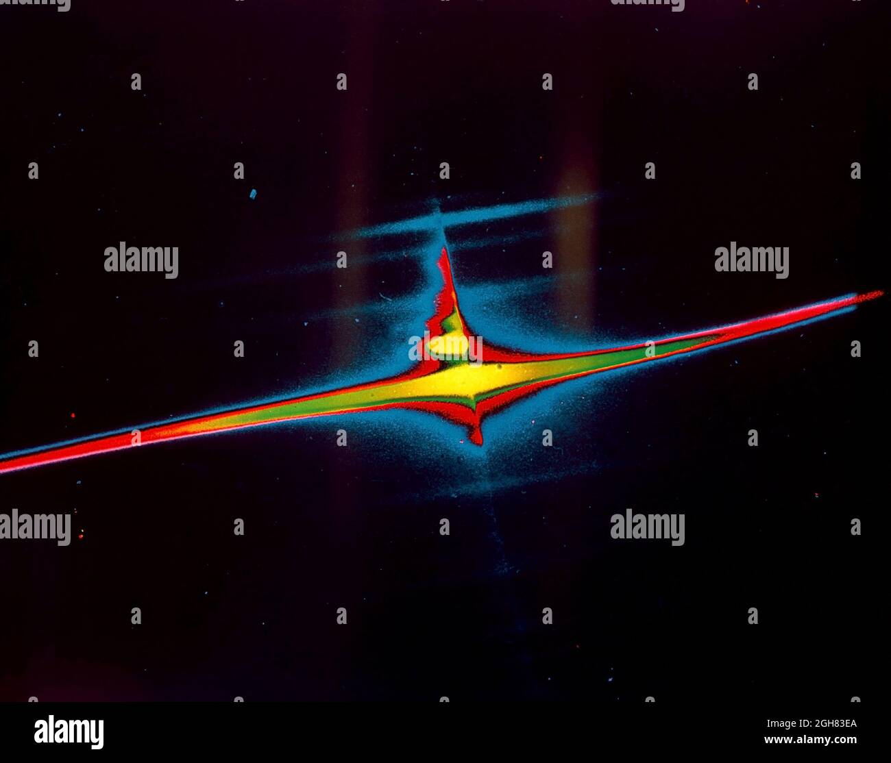 líneas espectrales de oxígeno