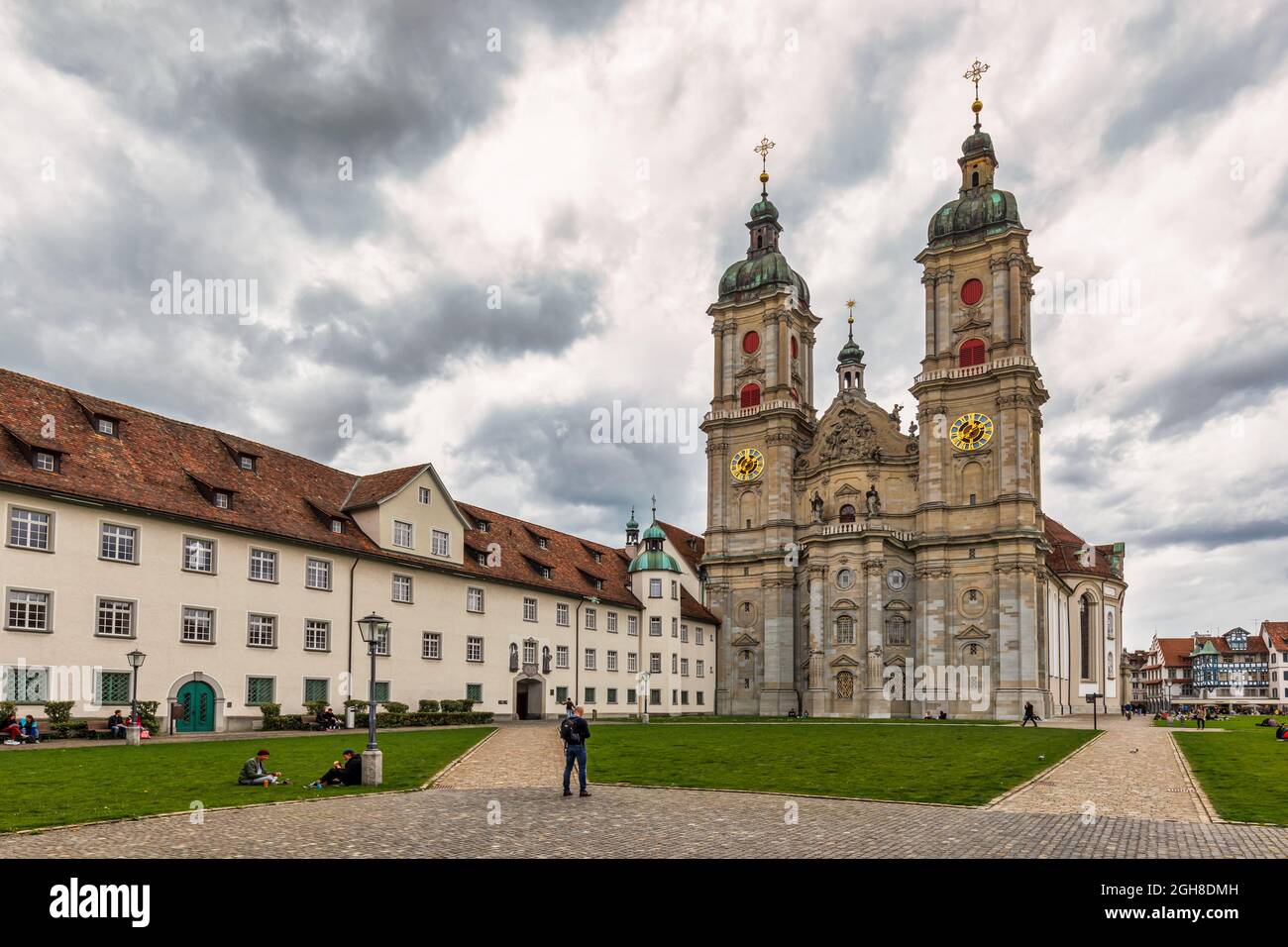 Abadía de St Gallen, en el cantón de San Gallen, Suiza Foto de stock