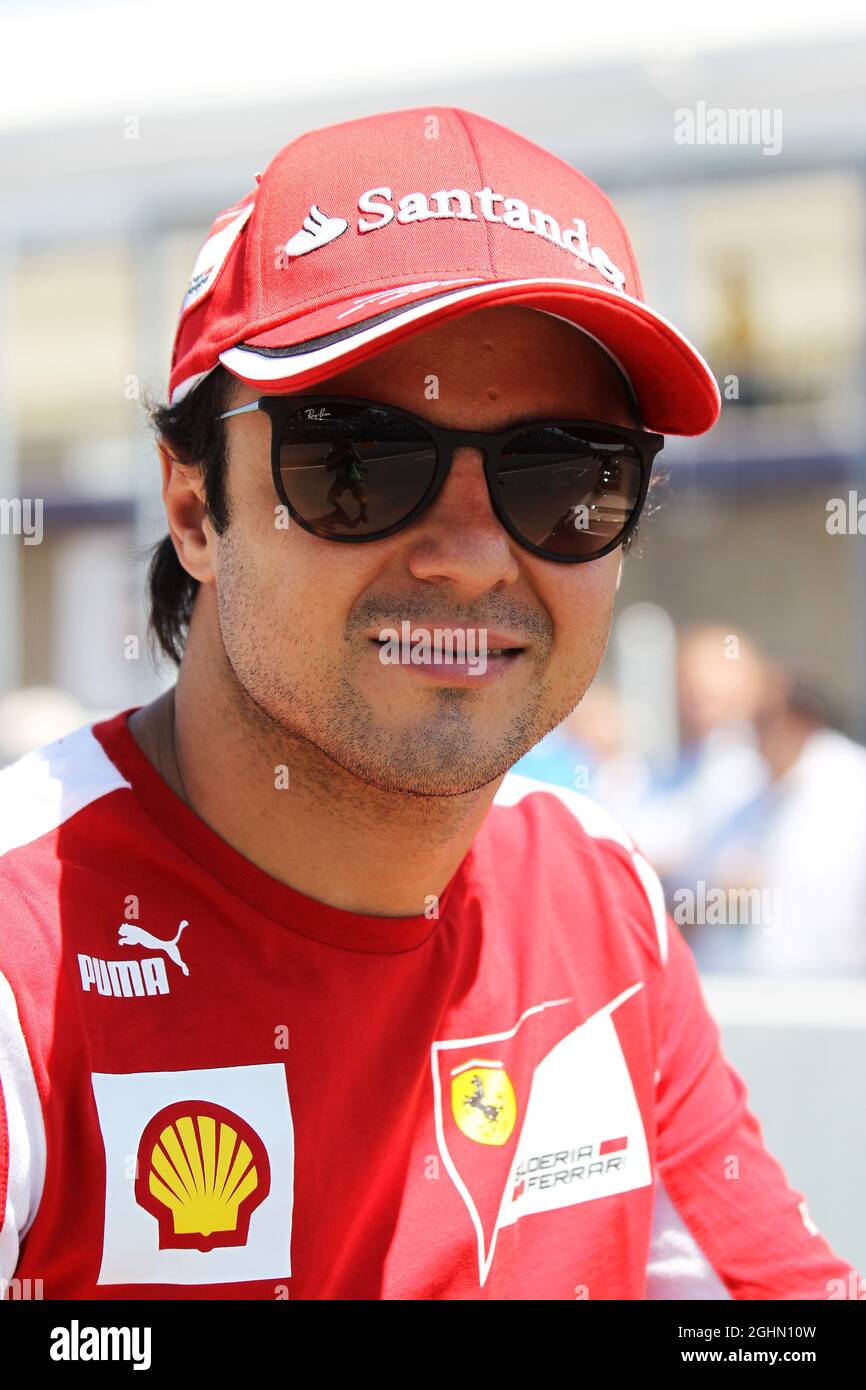 Felipe Massa (BRA) Ferrari en el desfile de pilotos. 10.06.2012. Campeonato  Mundial Formula 1, Rd 7, Gran Premio de Canadá, Montreal, Canadá, Día de la  carrera Fotografía de stock - Alamy