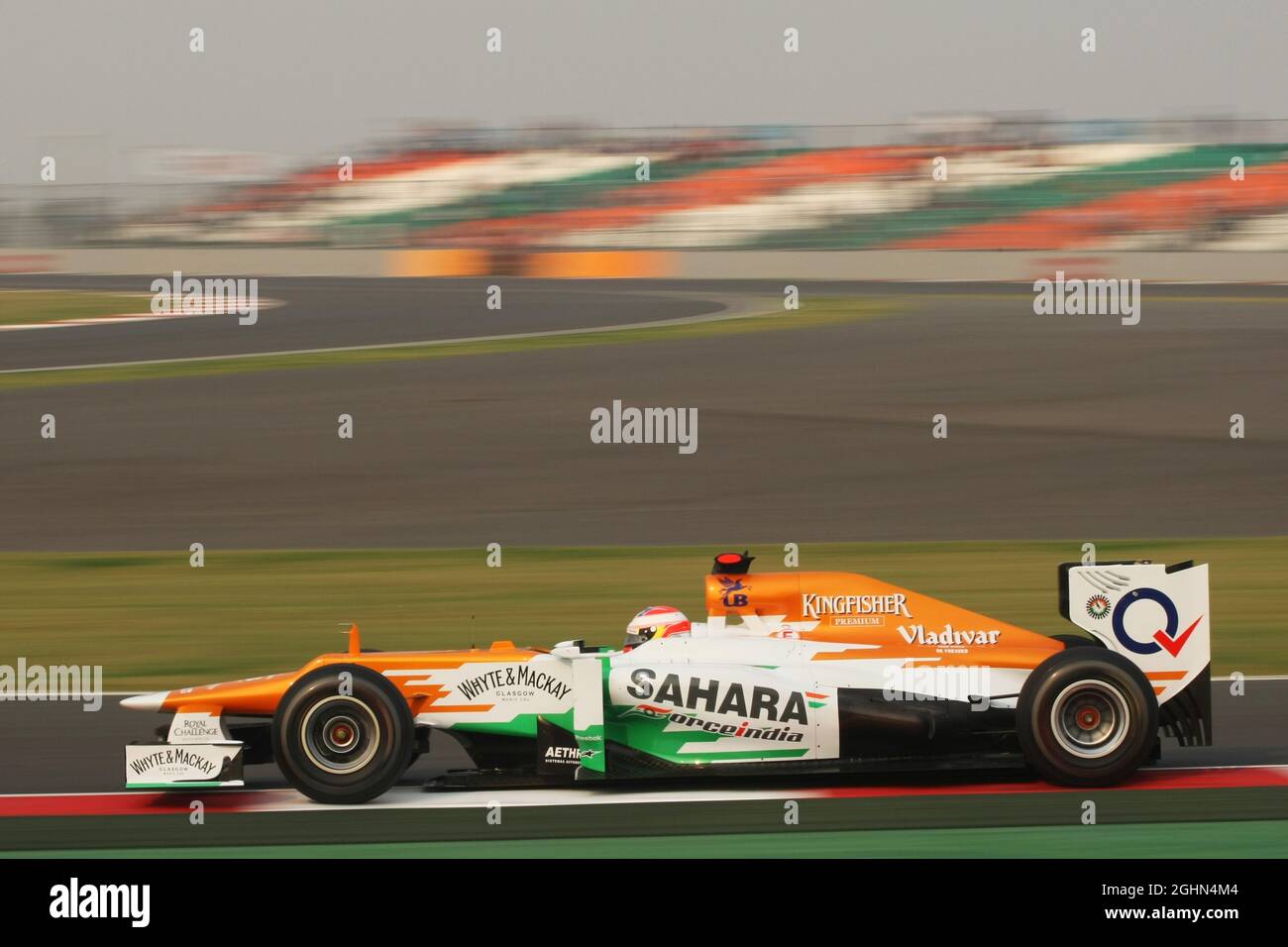 Paul di Resta (GBR) Sahara Fuerza India VJM05. 1.Formula 26.10.2012 Campeonato del Mundo, Rd 17, Gran Premio de la India, Nueva Delhi, India, Día de práctica. Foto de stock