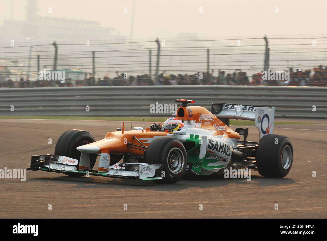 Paul di Resta (GBR) Sahara Fuerza India VJM05. 28.10.2012. Campeonato Mundial de Fórmula 1, Rd 17, Gran Premio de la India, Nueva Delhi, India, Día de la carrera. Foto de stock