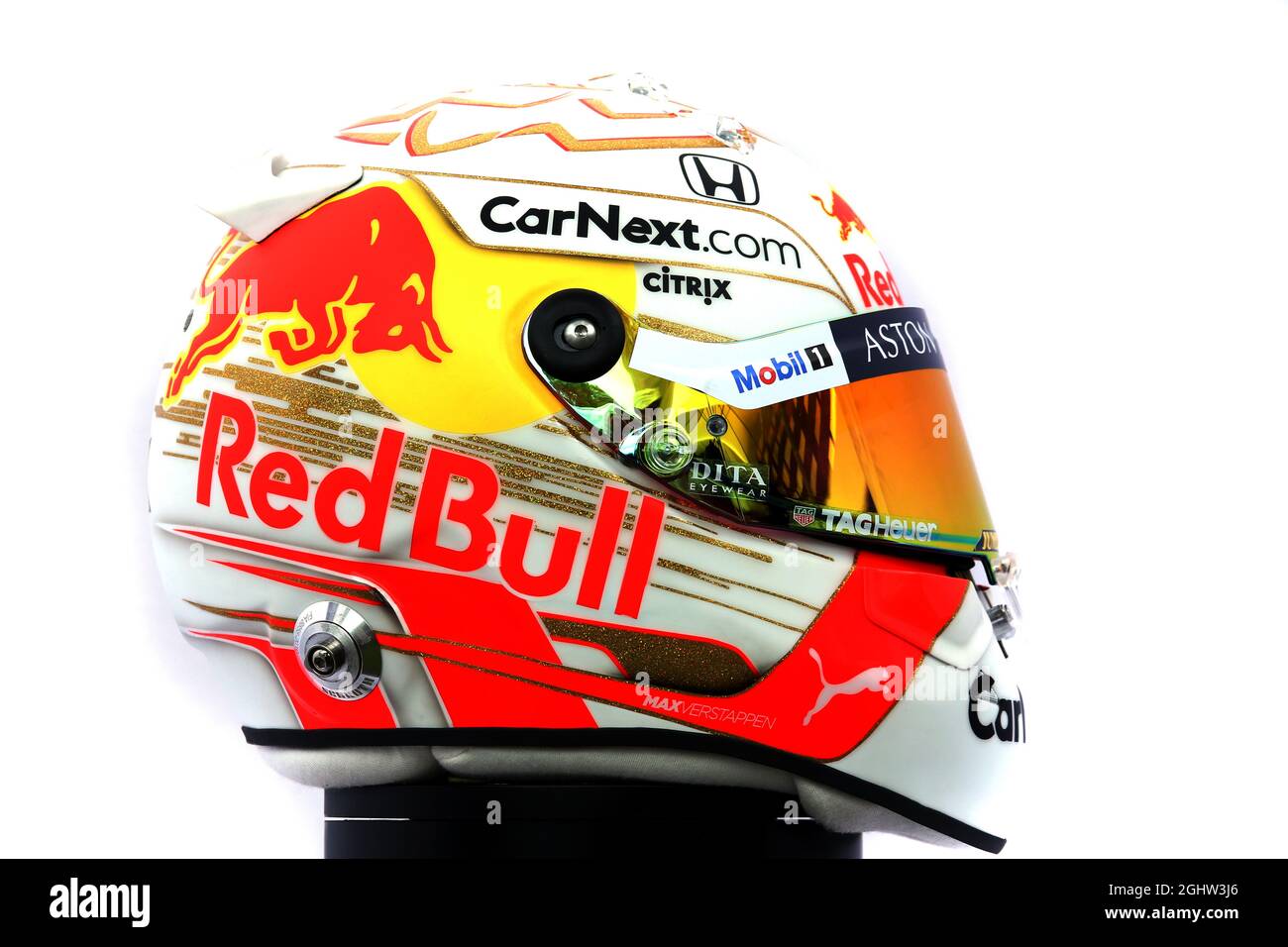 El casco de Max Verstappen (NLD) Red Bull Racing. 12.03.2020. Campeonato  Mundial Formula 1, Rd 1, Gran Premio de Australia, Albert Park, Melbourne,  Australia, Día de Preparación. El crédito de la foto