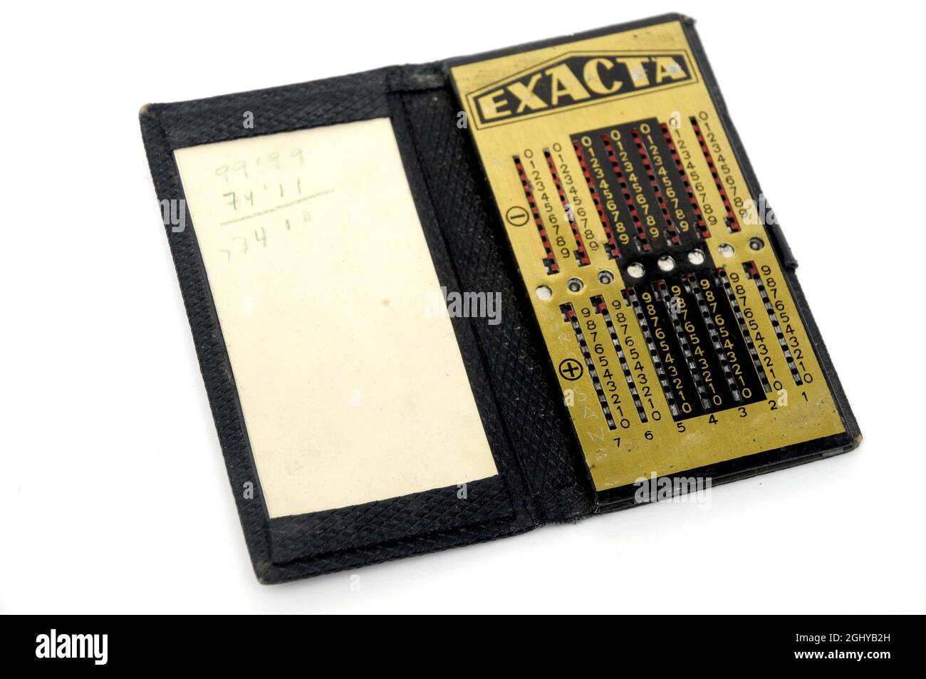 Calculadora de bolsillo, calculadora, exacta, vintage, segunda mano, usado,  objeto vintage, 1950s Fotografía de stock - Alamy