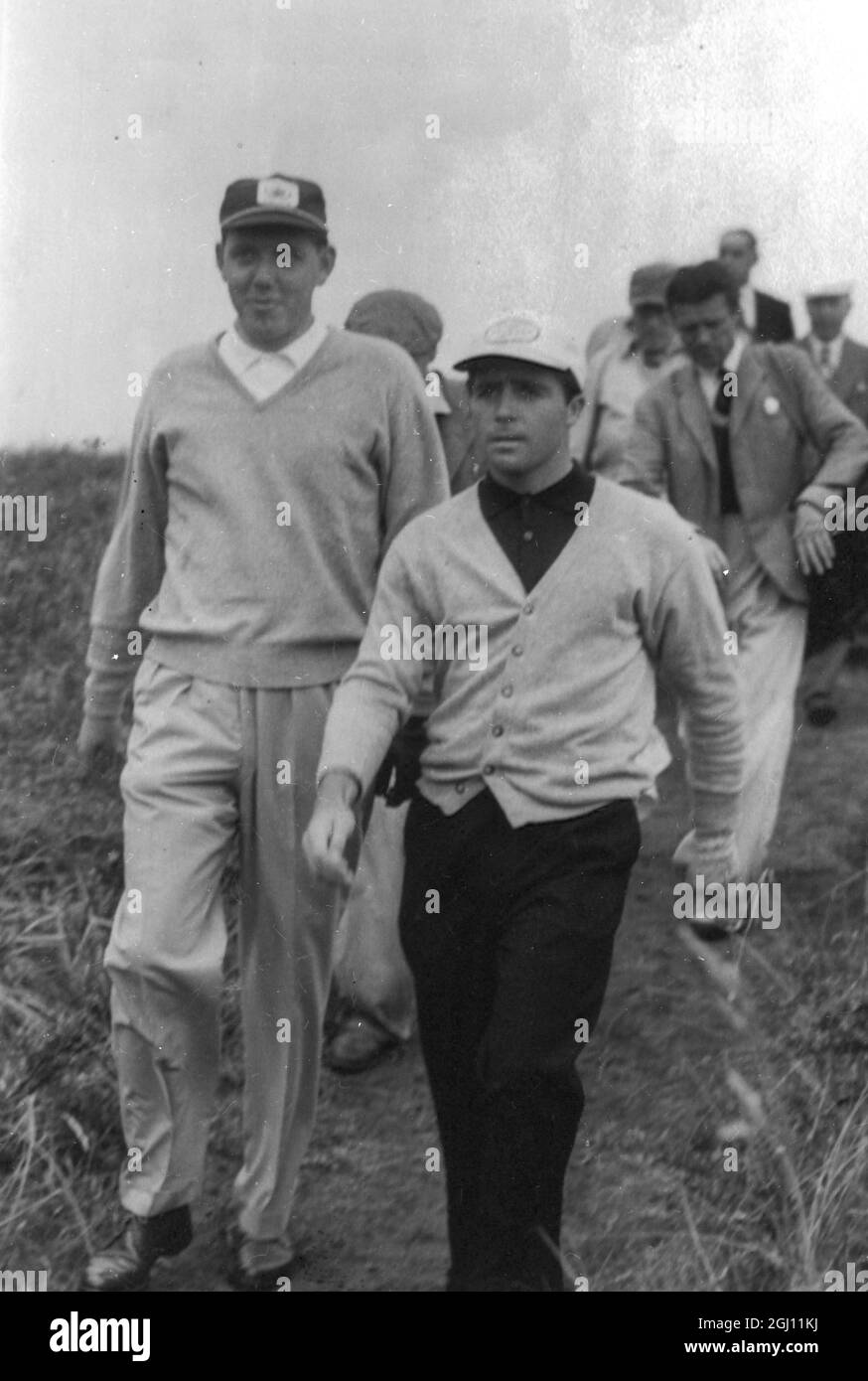 CAMPEONATO ABIERTO DE GOLF JUGADOR GARY 12 DE JULIO DE 1961 Foto de stock