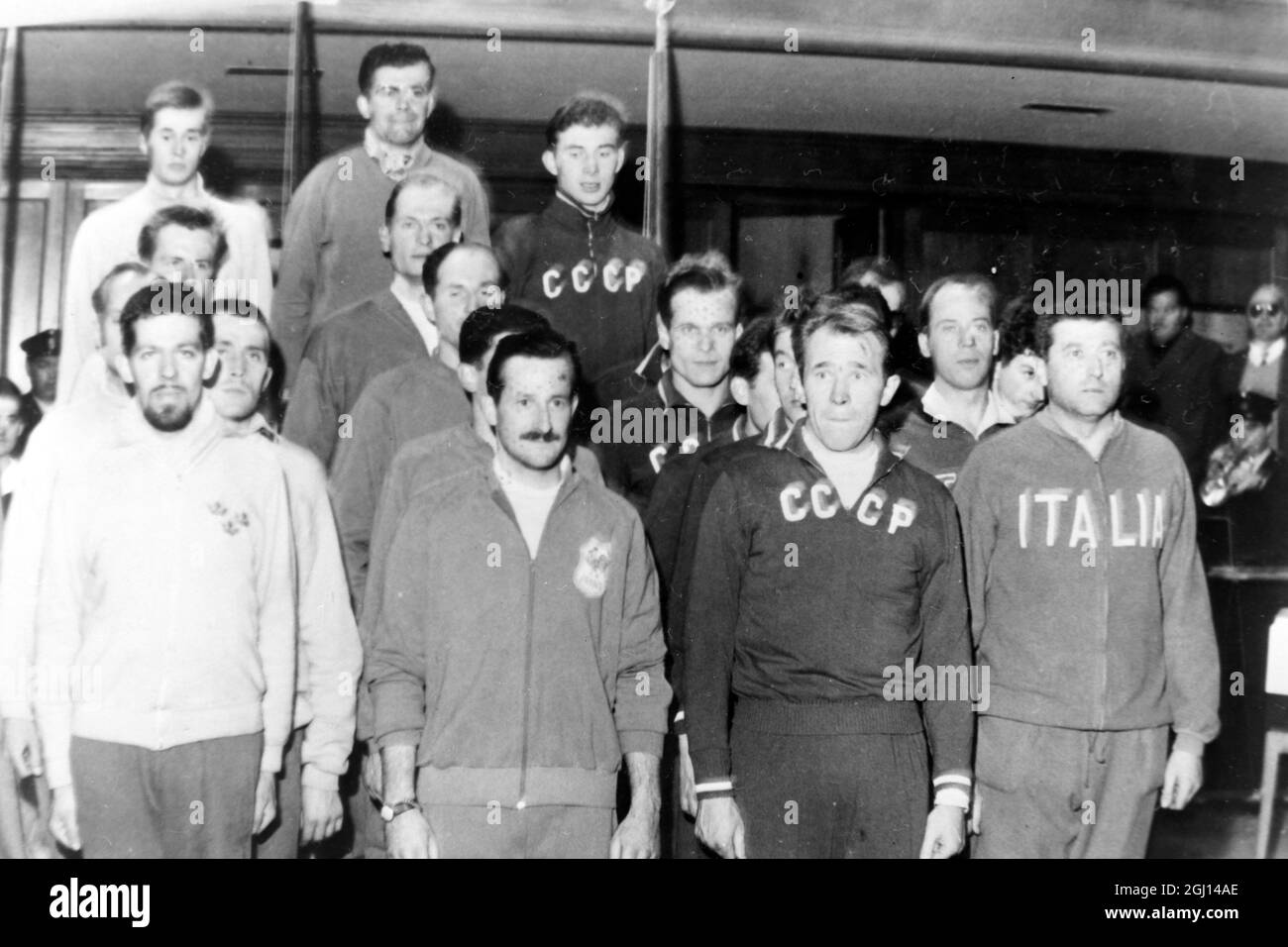 Campeonatos mundiales de esgrima Imágenes de stock en blanco y negro
