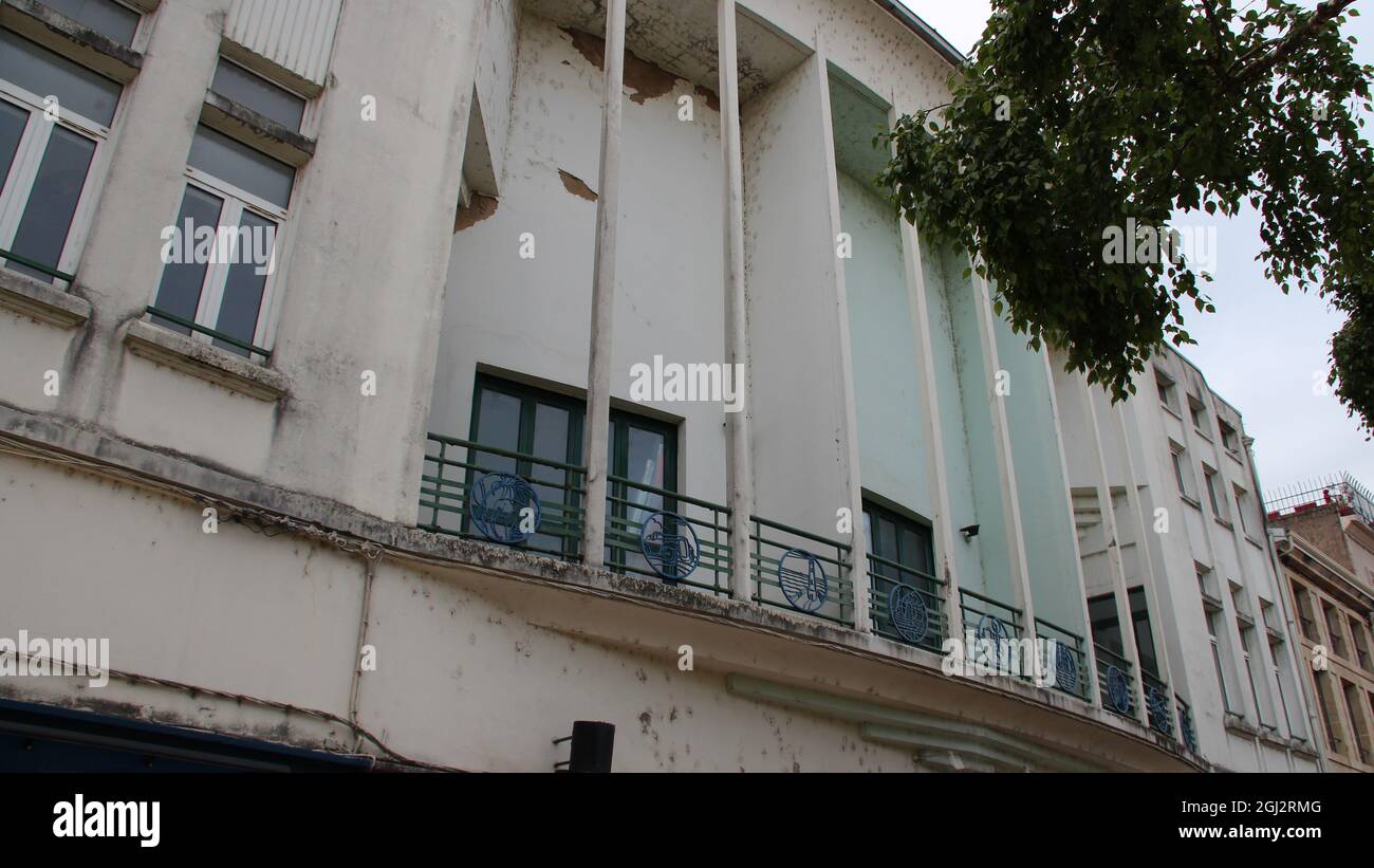 edificio abandonado en verdun en lorena (francia) Foto de stock