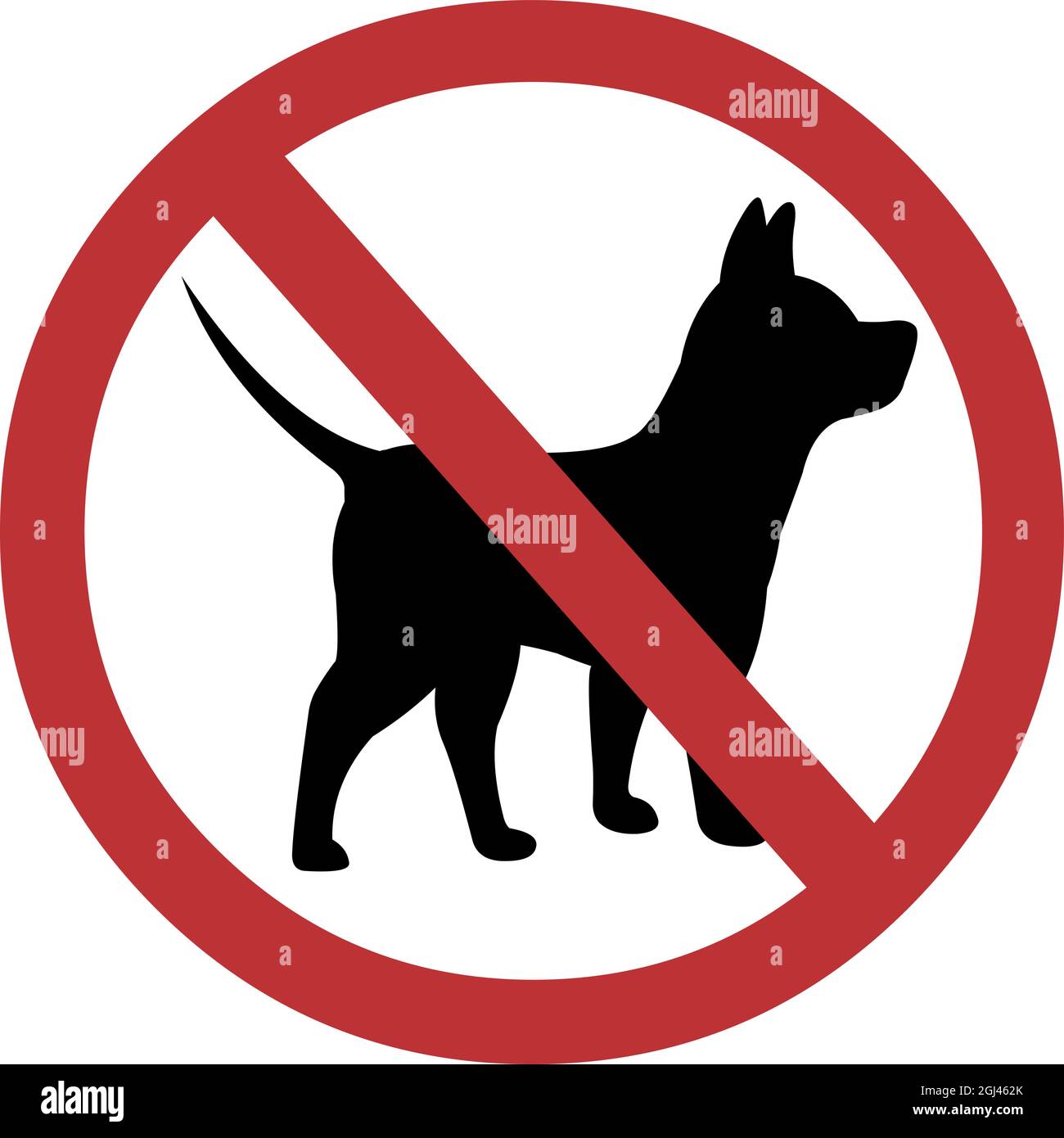 Perros prohibidos Imágenes vectoriales de stock - Alamy