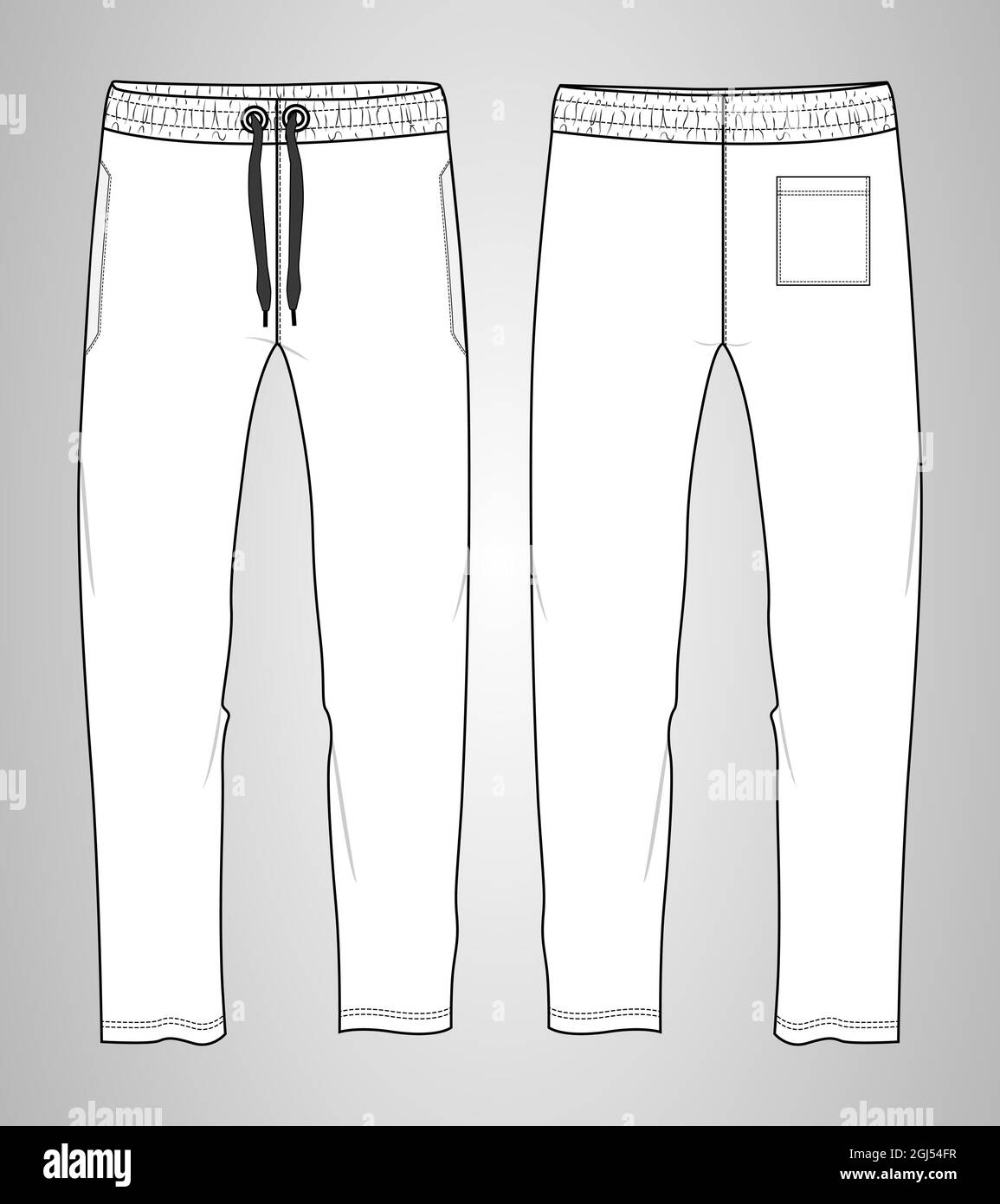 Jogger Pants Imágenes de stock en blanco y negro - Alamy
