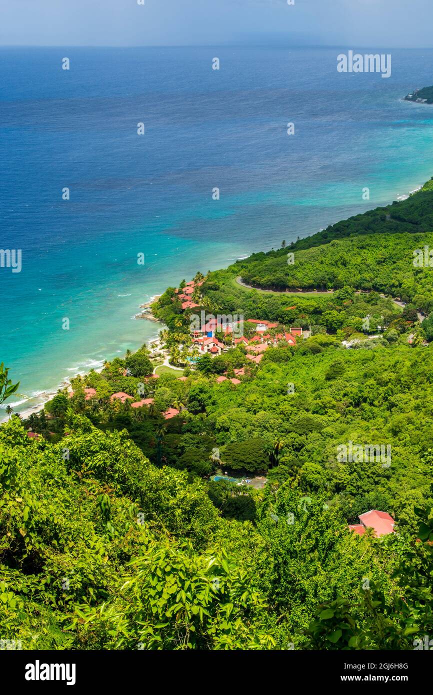 Carambola Beach Resort, St. Croix, Islas Vírgenes de EE.UU. Foto de stock