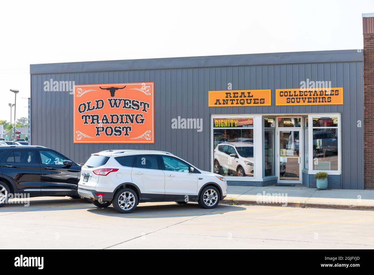 Chamberlain, SD, USA24 AGOSTO 2021 El Old West Trading Post en Main