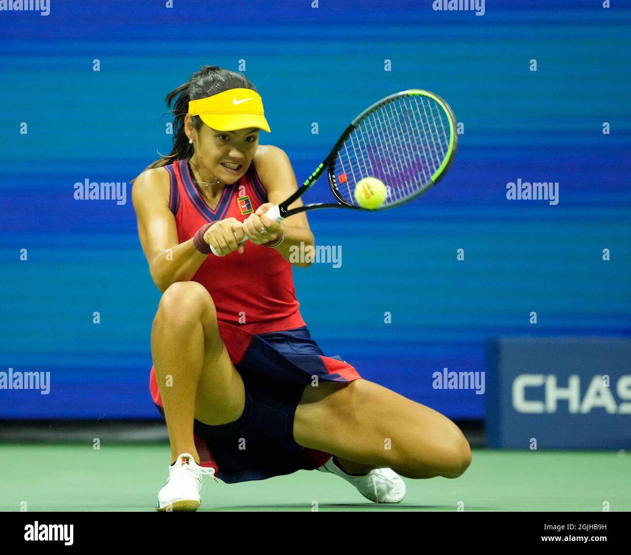 9 de septiembre de 2021: Emma Raducanu (GBR) derrotó a Maria Sakkari