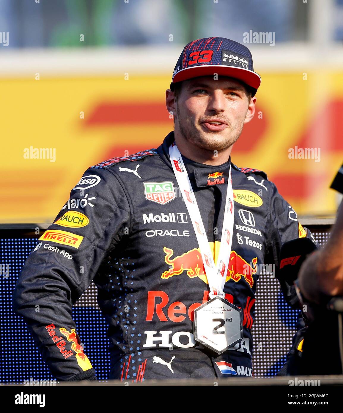 Monza, Italia. 11th de Sep de 2021. # 33 Max Verstappen (NED, Red Bull Racing), F1 Gran Premio de Italia en el Autodromo Nazionale Monza el 11 de septiembre de 2021 en Monza, Italia. (Foto de HOCH ZWEI) Crédito: dpa/Alamy Live News Foto de stock
