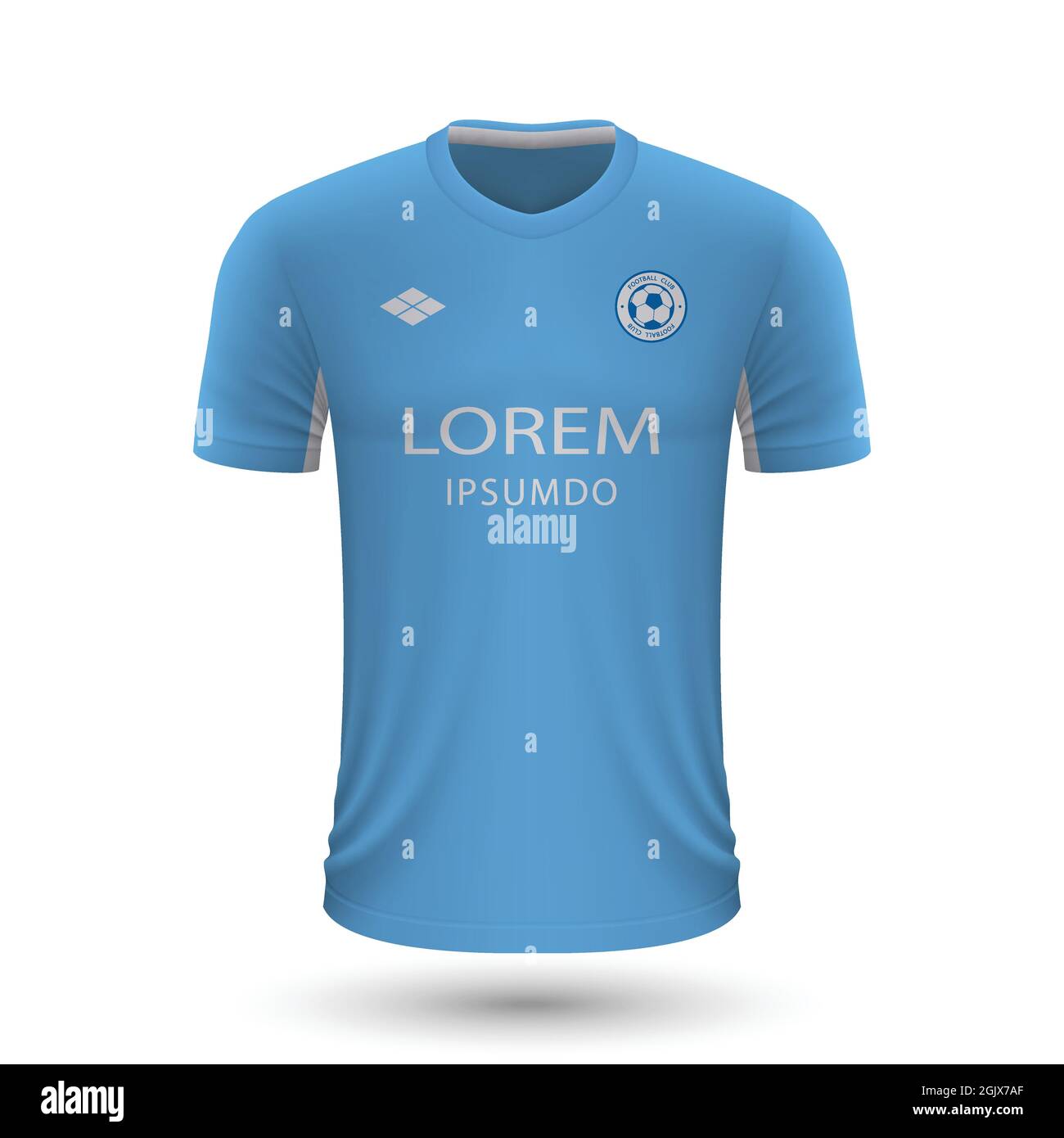 Camiseta de fútbol realista Manchester City 2022, plantilla de camiseta  para equipación de fútbol. Ilustración vectorial Imagen Vector de stock -  Alamy