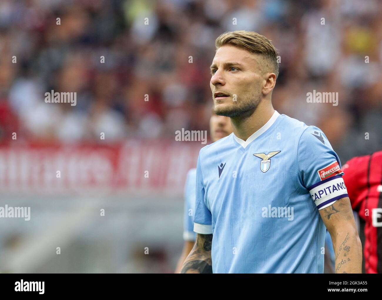 Milán, Italia. 12th de septiembre de 2021. Milano 12-09-2021 Stadio Giuseppe Meazza Campionato Serie A Tim 2021/22 Milán - Lazio nella foto: Ciro inmóvil foto Antonio Saia -Kines Milano Crédito: Christian Santi/Alamy Live News Foto de stock