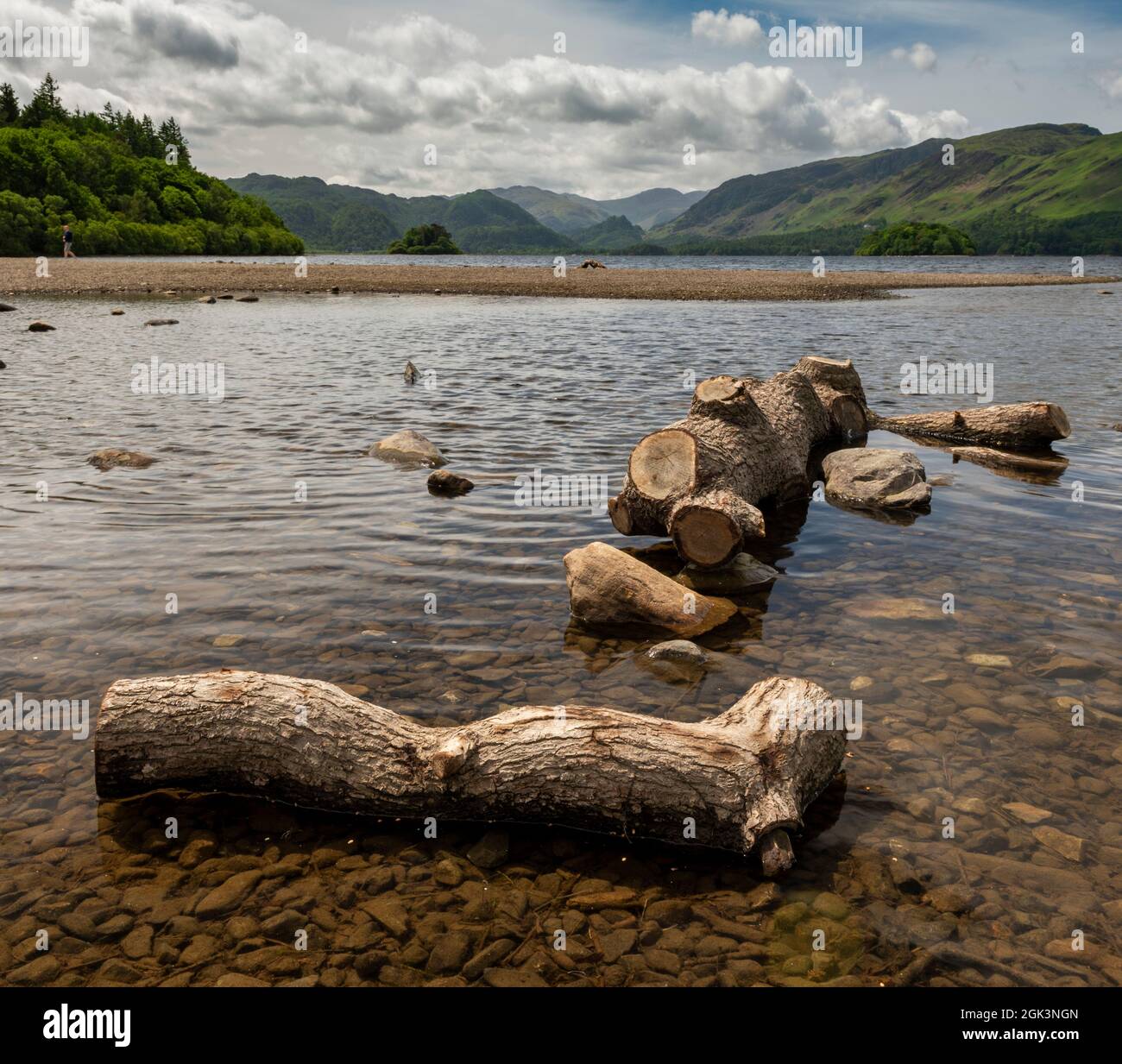 Derwent Water Keswick Lake District National Park Cumbria UK Foto de stock