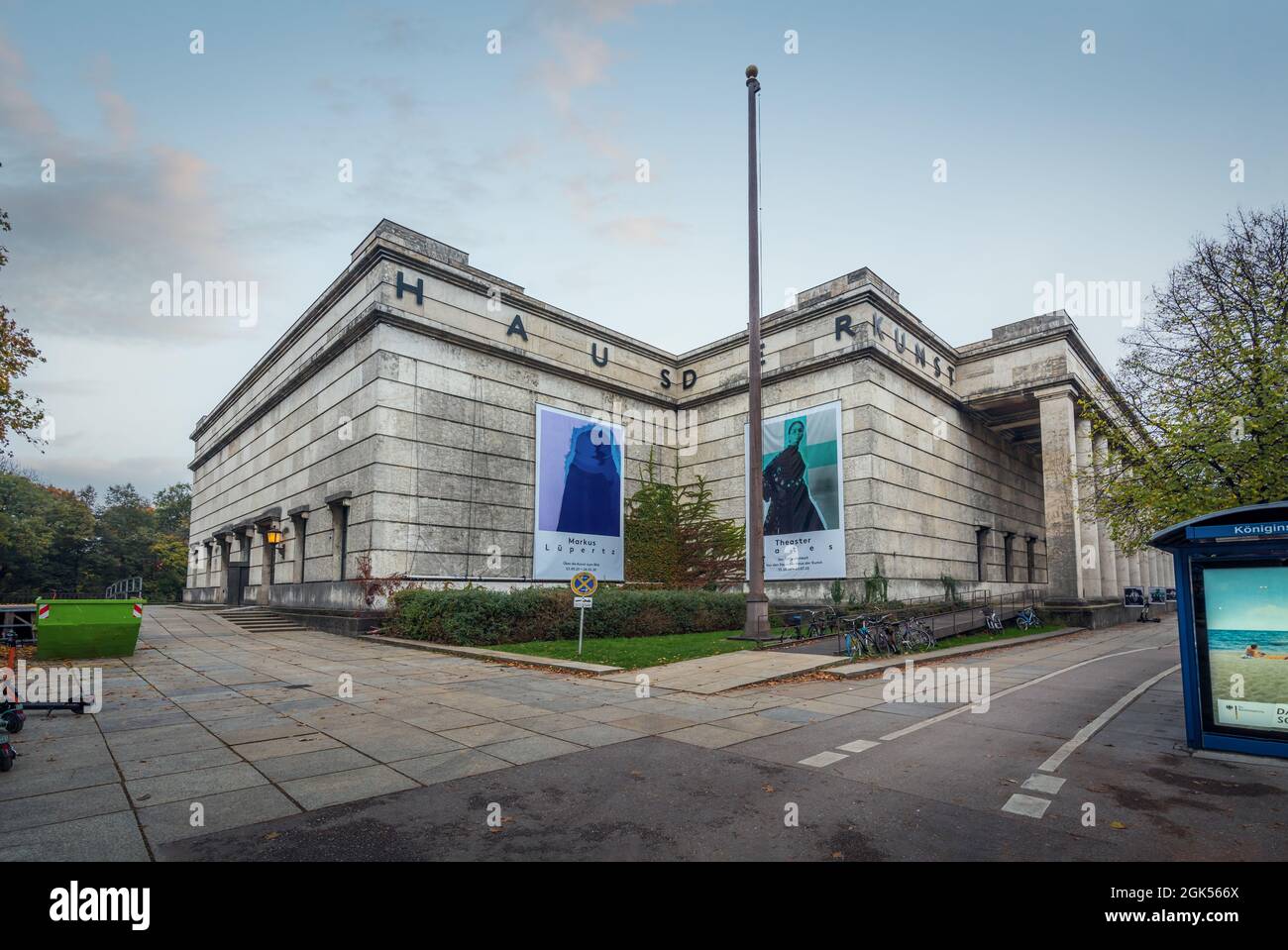 Museo de Arte Haus der Kunst - Munich, Baviera, Alemania Foto de stock