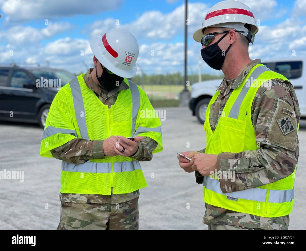 Cuerpo de Ingenieros del Ejército de los Estados Unidos Foto de stock