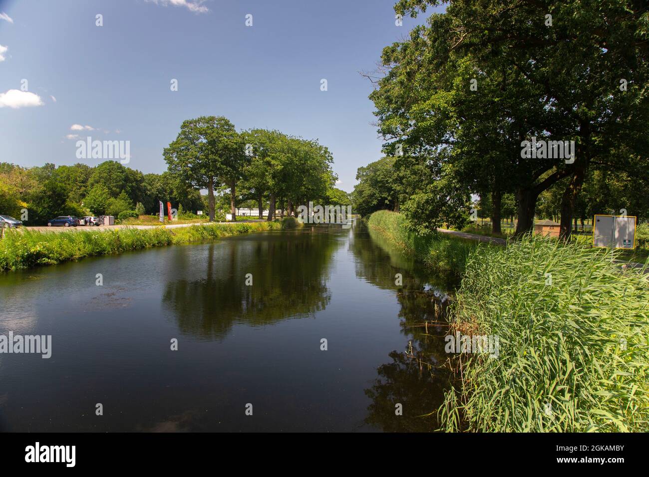 Histórico canal Apeldoorns, Gelderland, Países Bajos Foto de stock