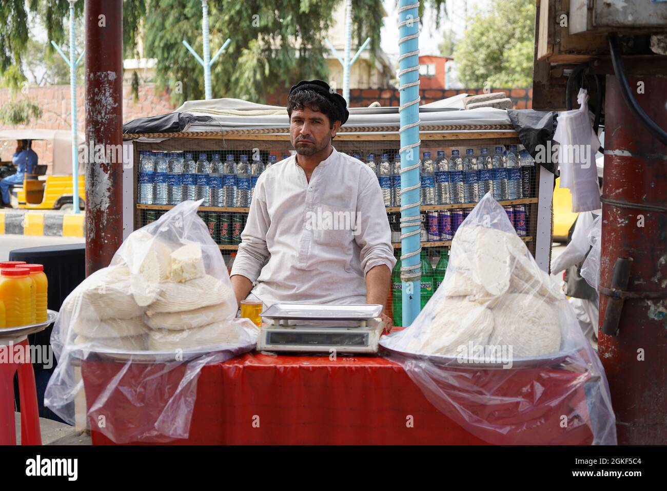 Esta foto fue tomada después de que los talibanes sean controlados Afganistán, la ciudad de Jalalabad. Foto de stock