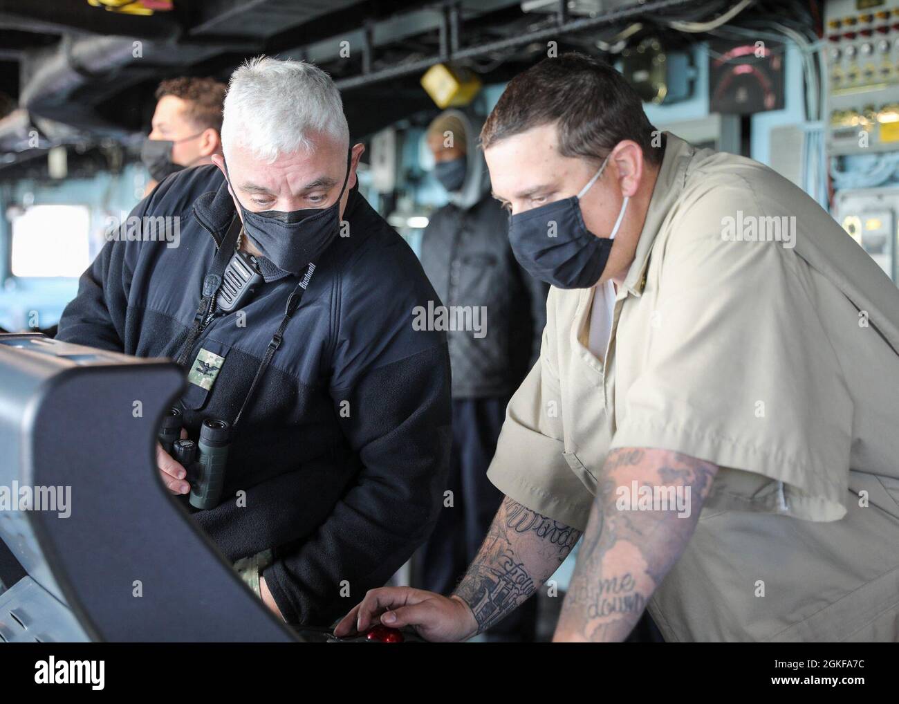 VALLEJO, California (7 de abril de 2021) El capitán Michael Luckett