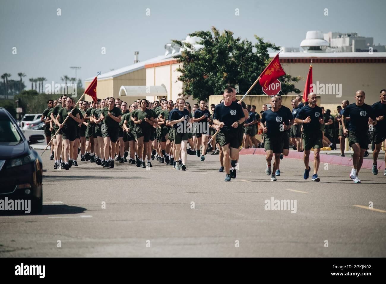 Marines de EE.UU. Con la Compañía Lima, Batallón de Entrenamiento de