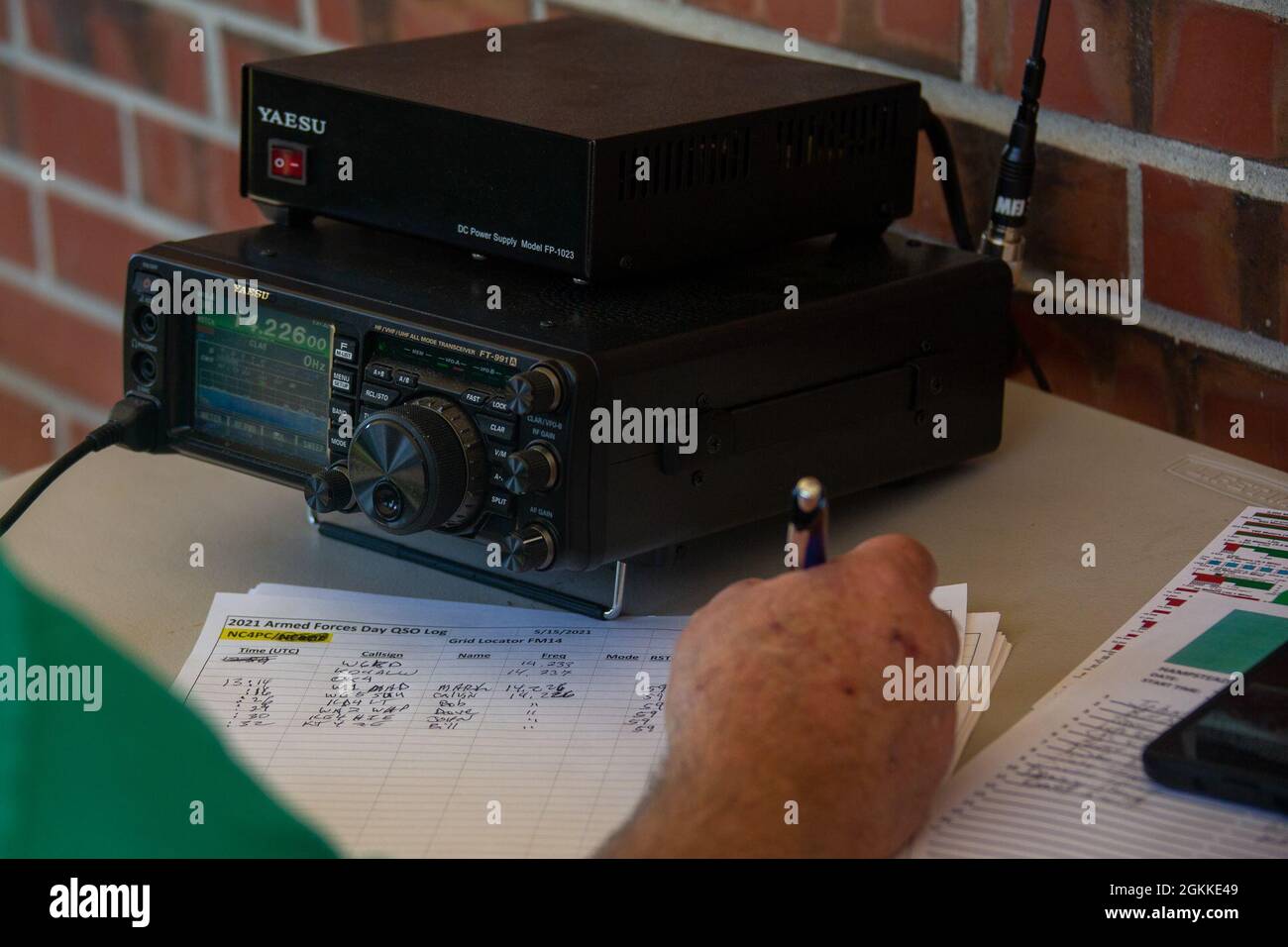 Operador de radio fotografías e imágenes de alta resolución - Alamy