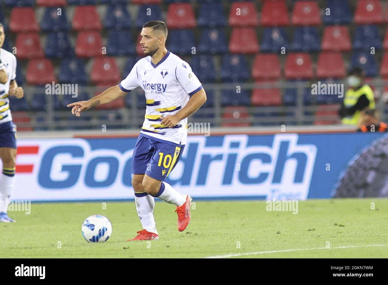Bolonia, Italia. 13th de Sep de 2021. Gianluca Caprari -Bologna Durante Bologna FC vs Hellas Verona FC, fútbol italiano Serie A en Bolonia, Italia, septiembre de 13 2021 Crédito: Agencia de Fotografía Independiente/Alamy Live News Foto de stock