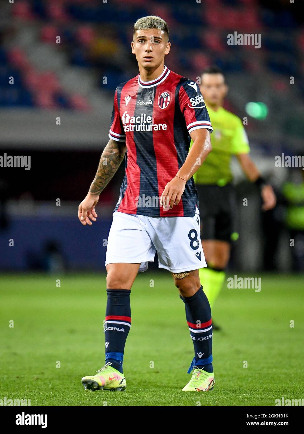 Bolonia, Italia. 13th de Sep de 2021. Nicolas Domínguez (Bolonia) retrato durante Bolonia FC vs Hellas Verona FC, fútbol italiano Serie A partido en Bolonia, Italia, septiembre de 13 2021 Crédito: Agencia Independiente de Fotografía / Alamy Live News Foto de stock