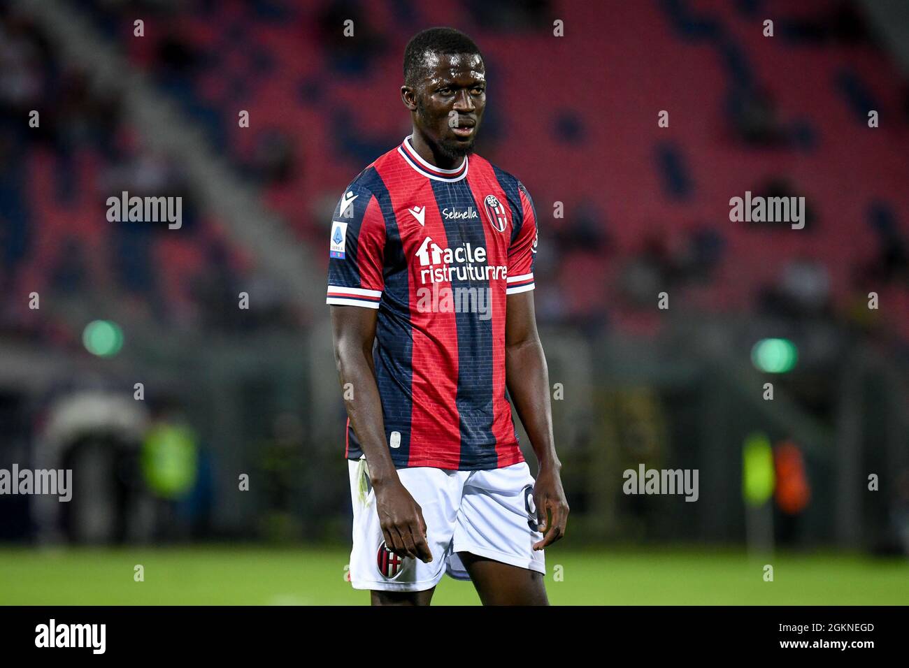 Bolonia, Italia. 13th de Sep de 2021. Musa Barrow (Bolonia) retrato durante Bolonia FC vs Hellas Verona FC, fútbol italiano Serie A partido en Bolonia, Italia, septiembre de 13 2021 Crédito: Agencia de fotos independiente/Alamy Live News Foto de stock