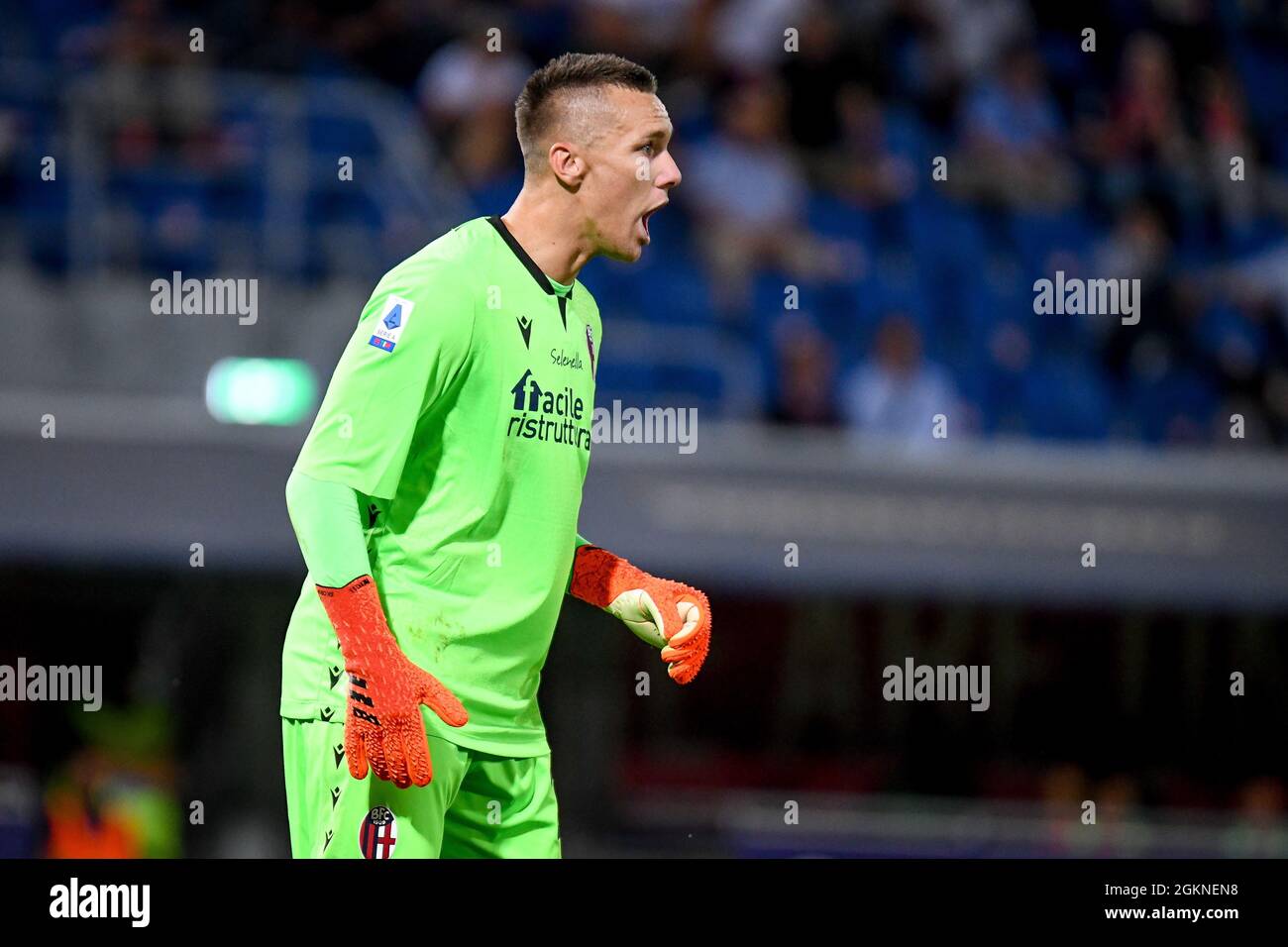 Bolonia, Italia. 13th de Sep de 2021. Lukasz Skorupski (Bolonia) retrato durante Bolonia FC vs Hellas Verona FC, fútbol italiano Serie A partido en Bolonia, Italia, septiembre de 13 2021 Crédito: Agencia de Fotografía Independiente/Alamy Live News Foto de stock
