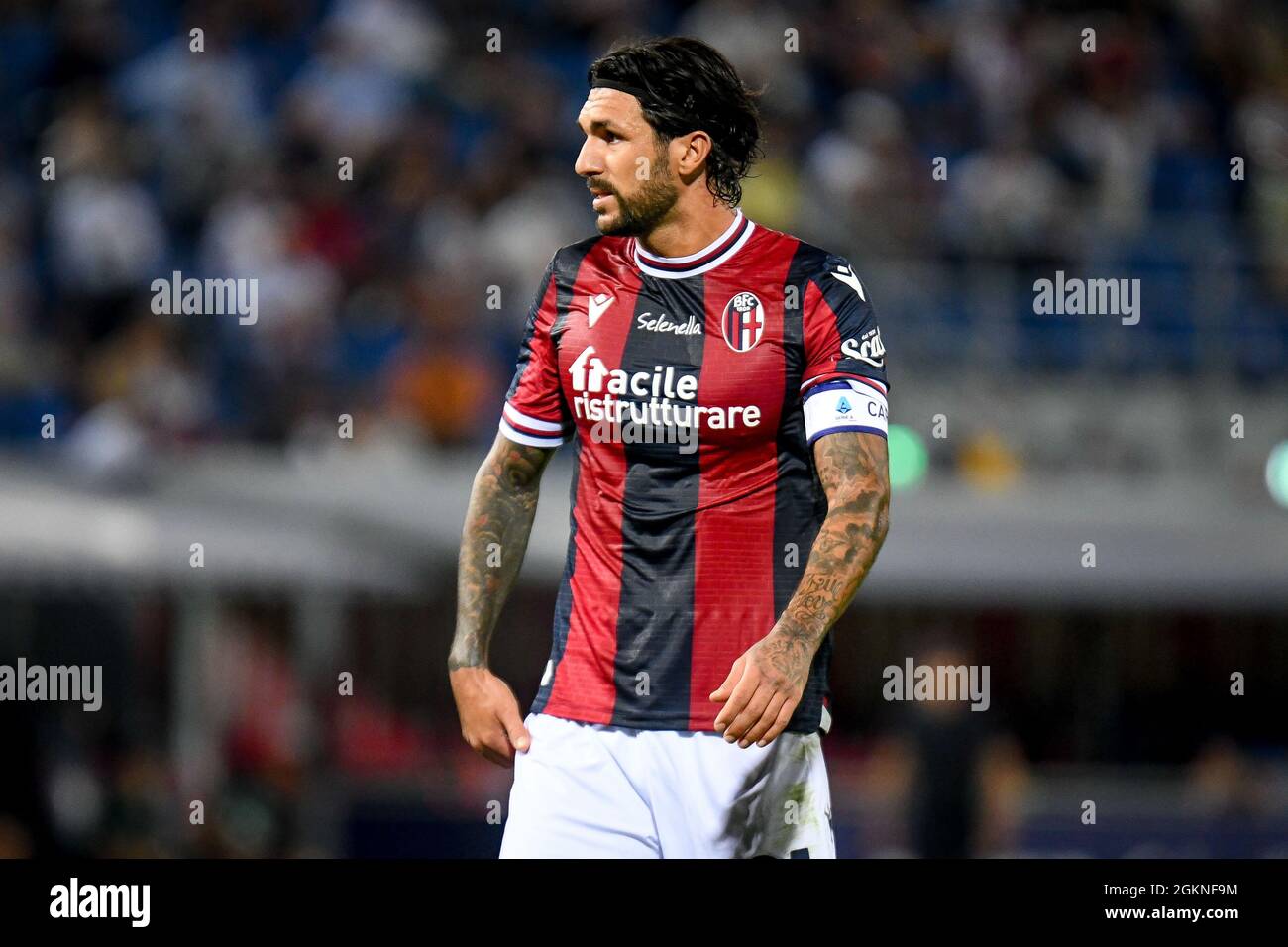 Bolonia, Italia. 13th de Sep de 2021. Roberto Soriano (Bolonia) retrato durante Bolonia FC vs Hellas Verona FC, fútbol italiano Serie A partido en Bolonia, Italia, septiembre de 13 2021 Crédito: Agencia de Fotografía Independiente/Alamy Live News Foto de stock