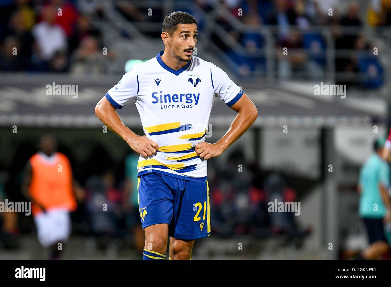 Bolonia, Italia. 13th de Sep de 2021. Koray Gunter (Verona) retrato durante Bolonia FC vs Hellas Verona FC, fútbol italiano Serie A partido en Bolonia, Italia, septiembre de 13 2021 Crédito: Agencia Independiente de Fotografía / Alamy Live News Foto de stock