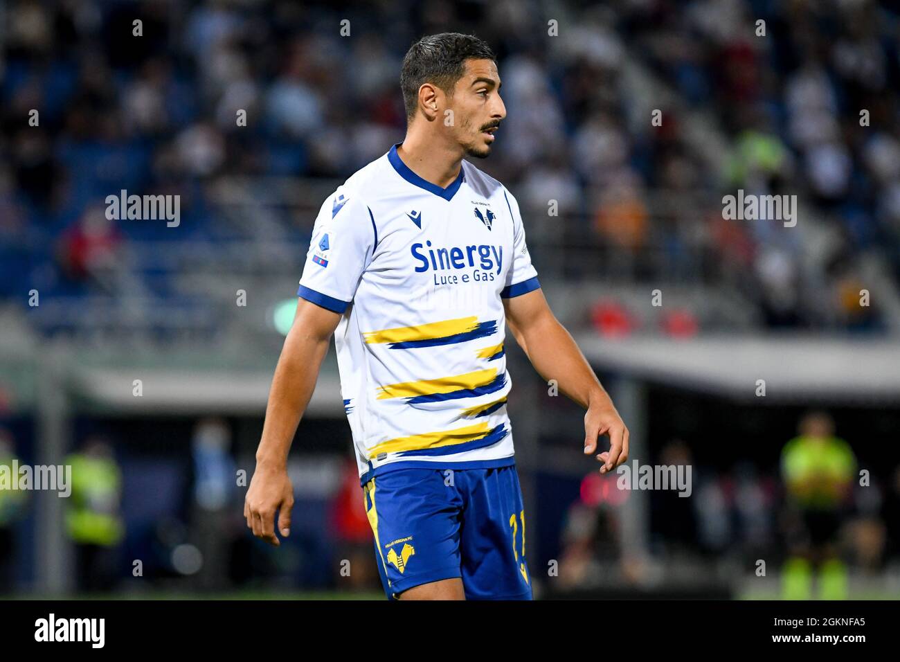 Bolonia, Italia. 13th de Sep de 2021. Koray Gunter (Verona) retrato durante Bolonia FC vs Hellas Verona FC, fútbol italiano Serie A partido en Bolonia, Italia, septiembre de 13 2021 Crédito: Agencia Independiente de Fotografía / Alamy Live News Foto de stock