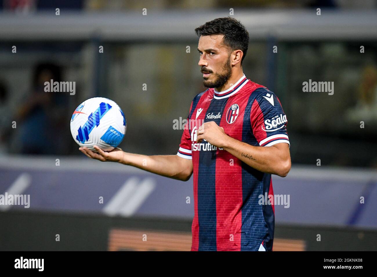 Bolonia, Italia. 13th de Sep de 2021. Nicola Sansone (Bolonia) retrato durante Bolonia FC vs Hellas Verona FC, fútbol italiano Serie A partido en Bolonia, Italia, septiembre de 13 2021 Crédito: Agencia de Fotografía Independiente / Alamy Live News Foto de stock